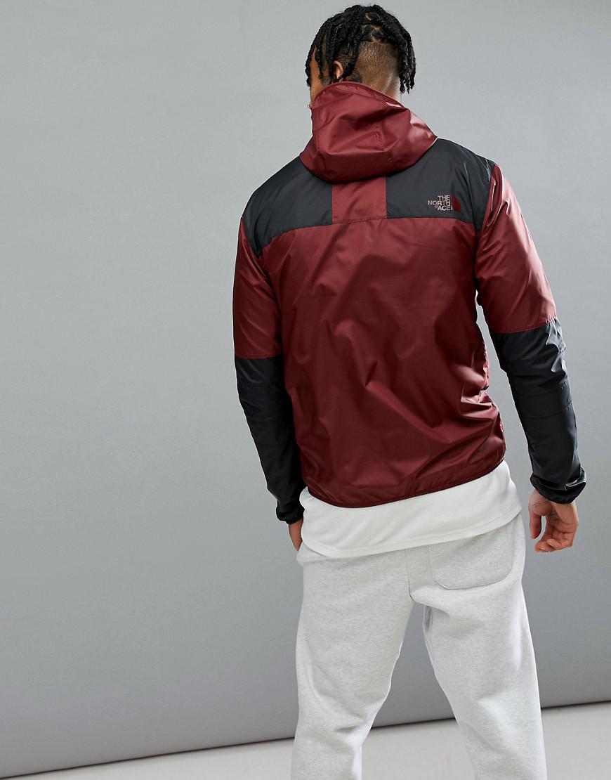 the north face maroon jacket