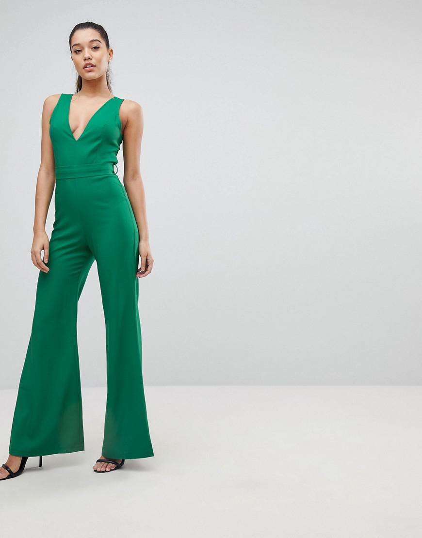 pretty little thing wide leg jumpsuit