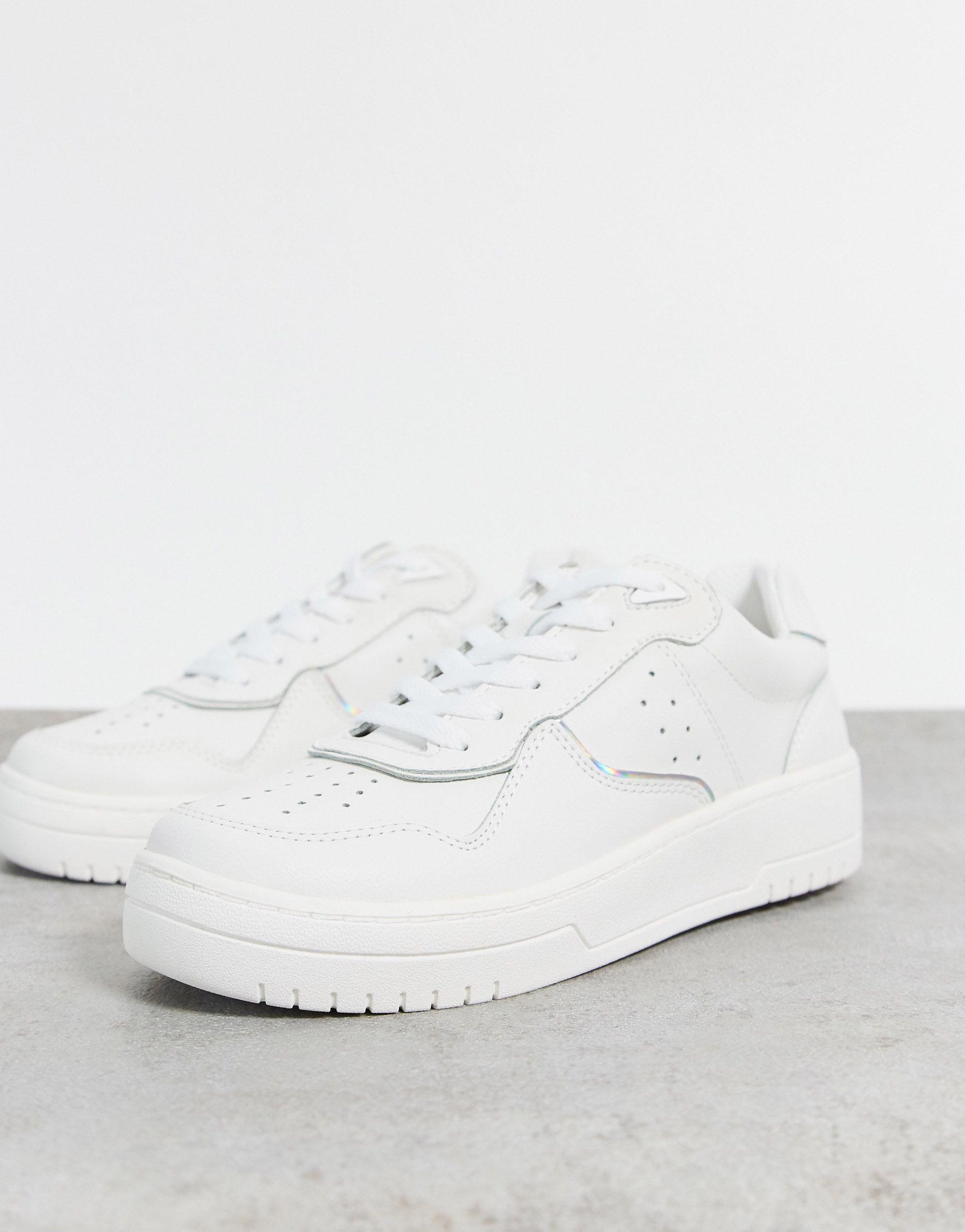 Stradivarius white shoes best sale
