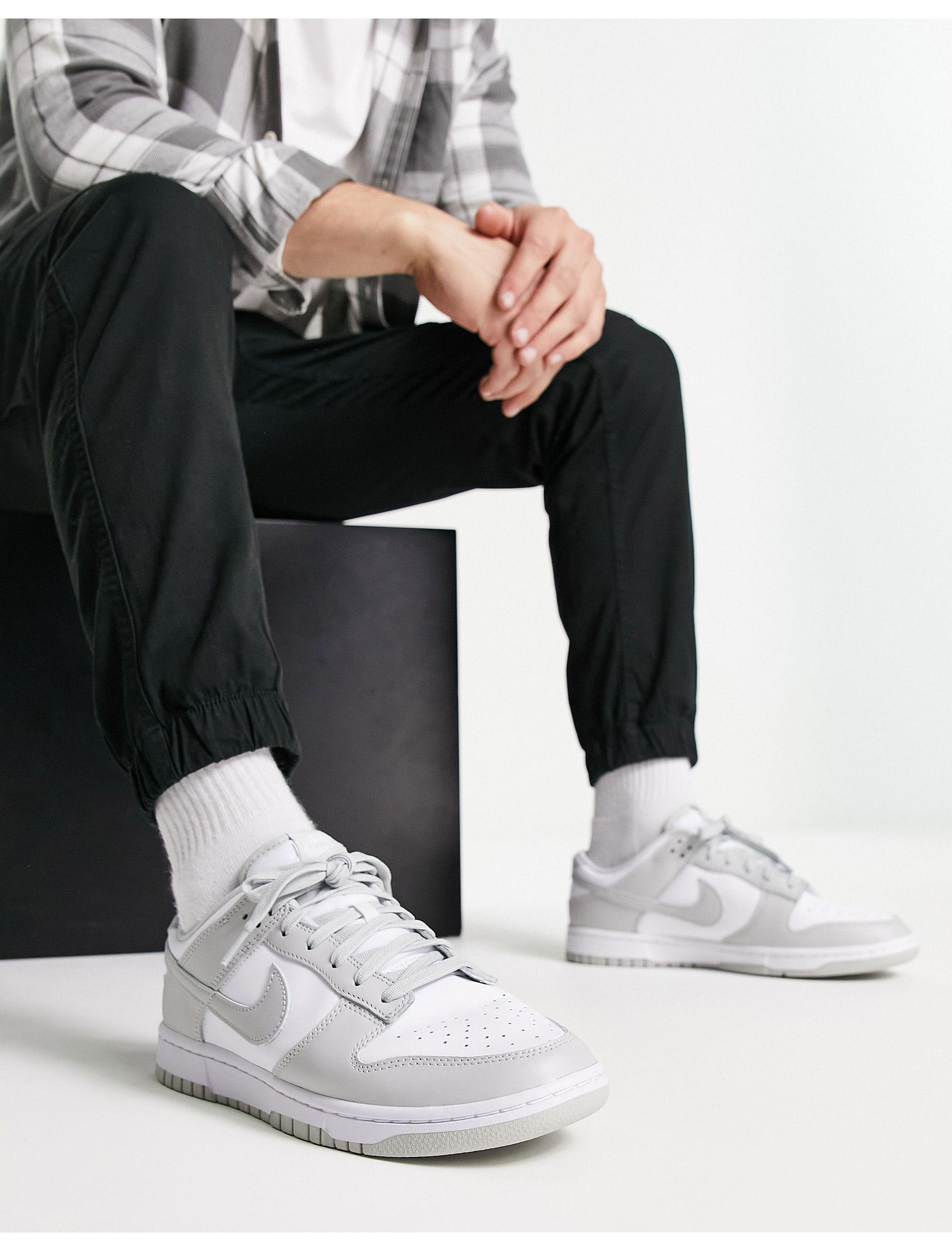 Dunk - sneakers rétro basse bianche e grigie da Uomo di Nike in Nero | Lyst