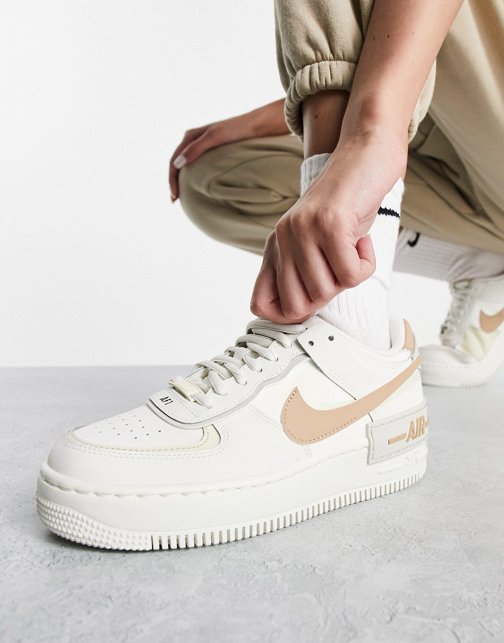 Air force 1 shadow - baskets - et chanvre Nike en coloris Blanc | Lyst