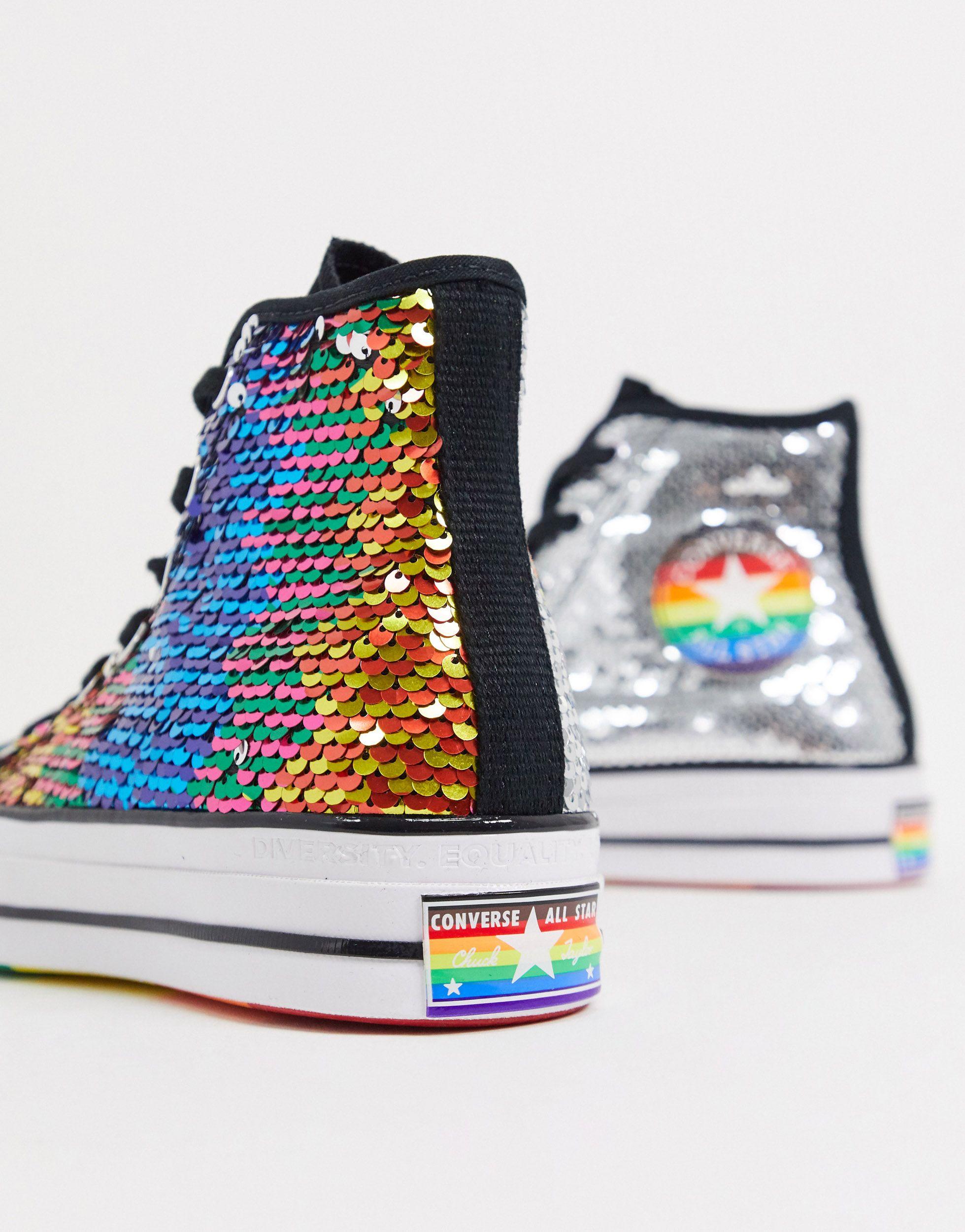converse pride glitter