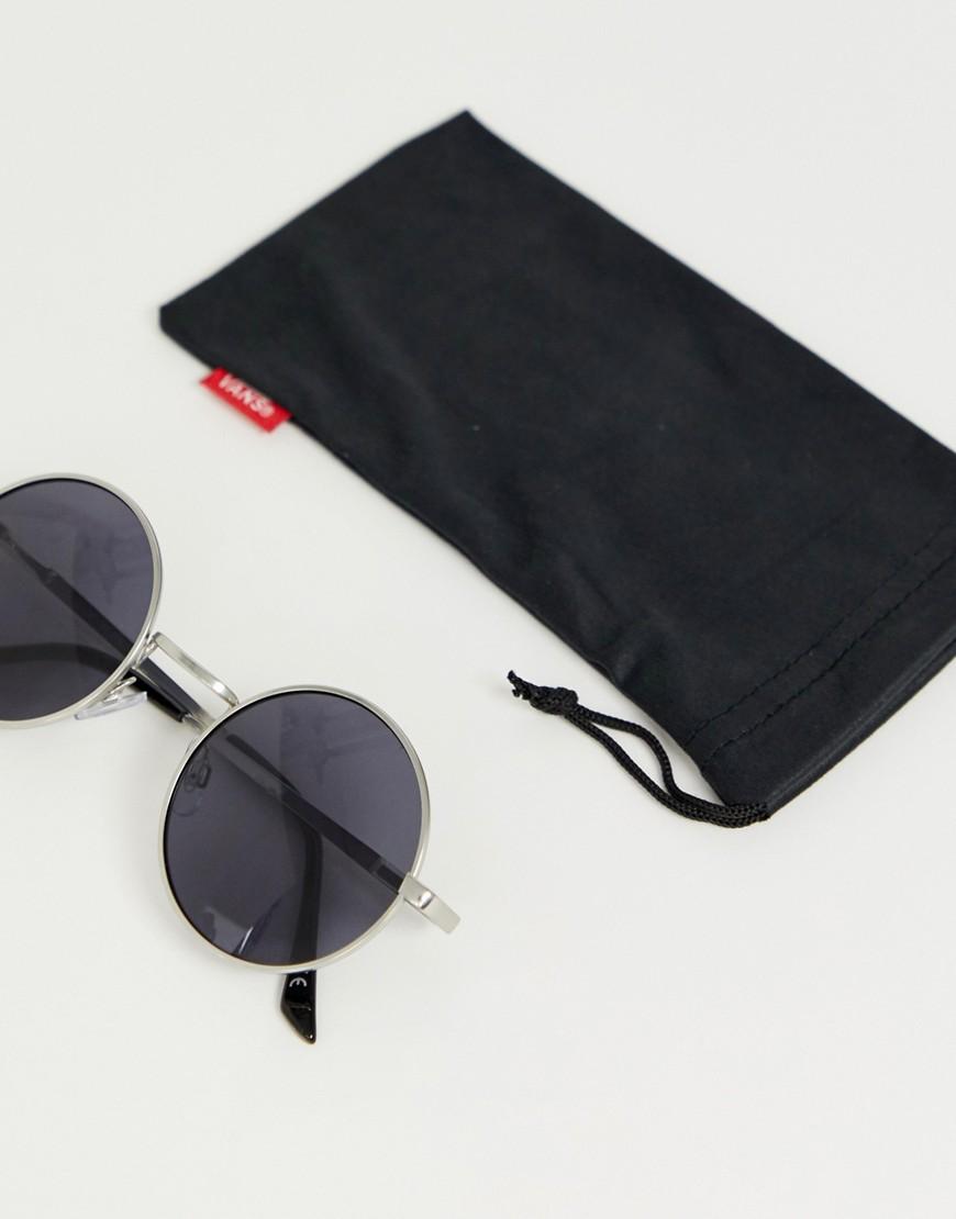Vans Rubber Gundry Round Sunglasses In Black for Men | Lyst