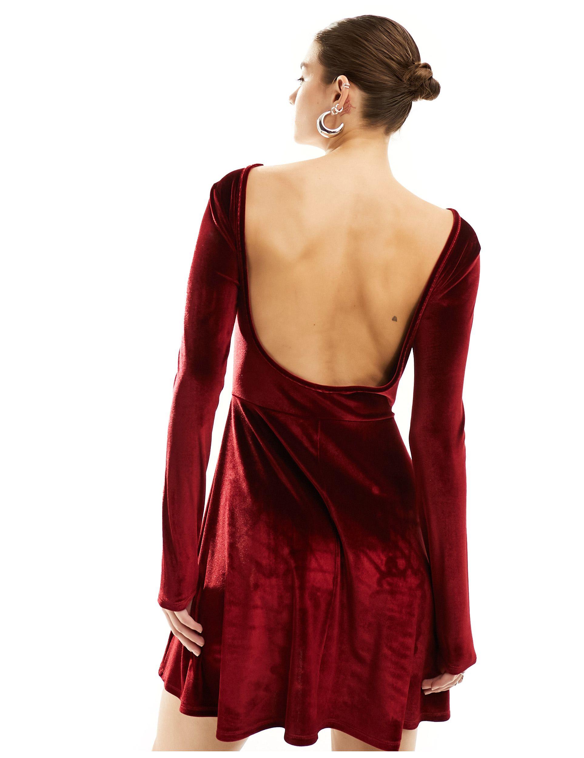 Miss selfridge best sale red velvet dress