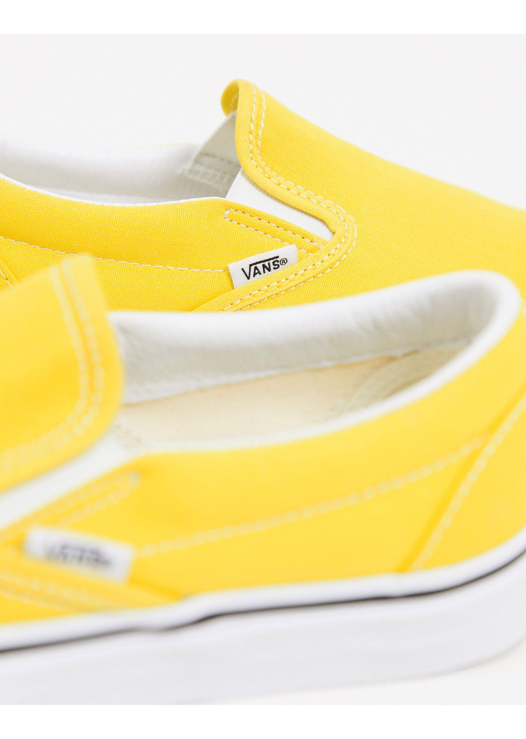 vans jaune vif