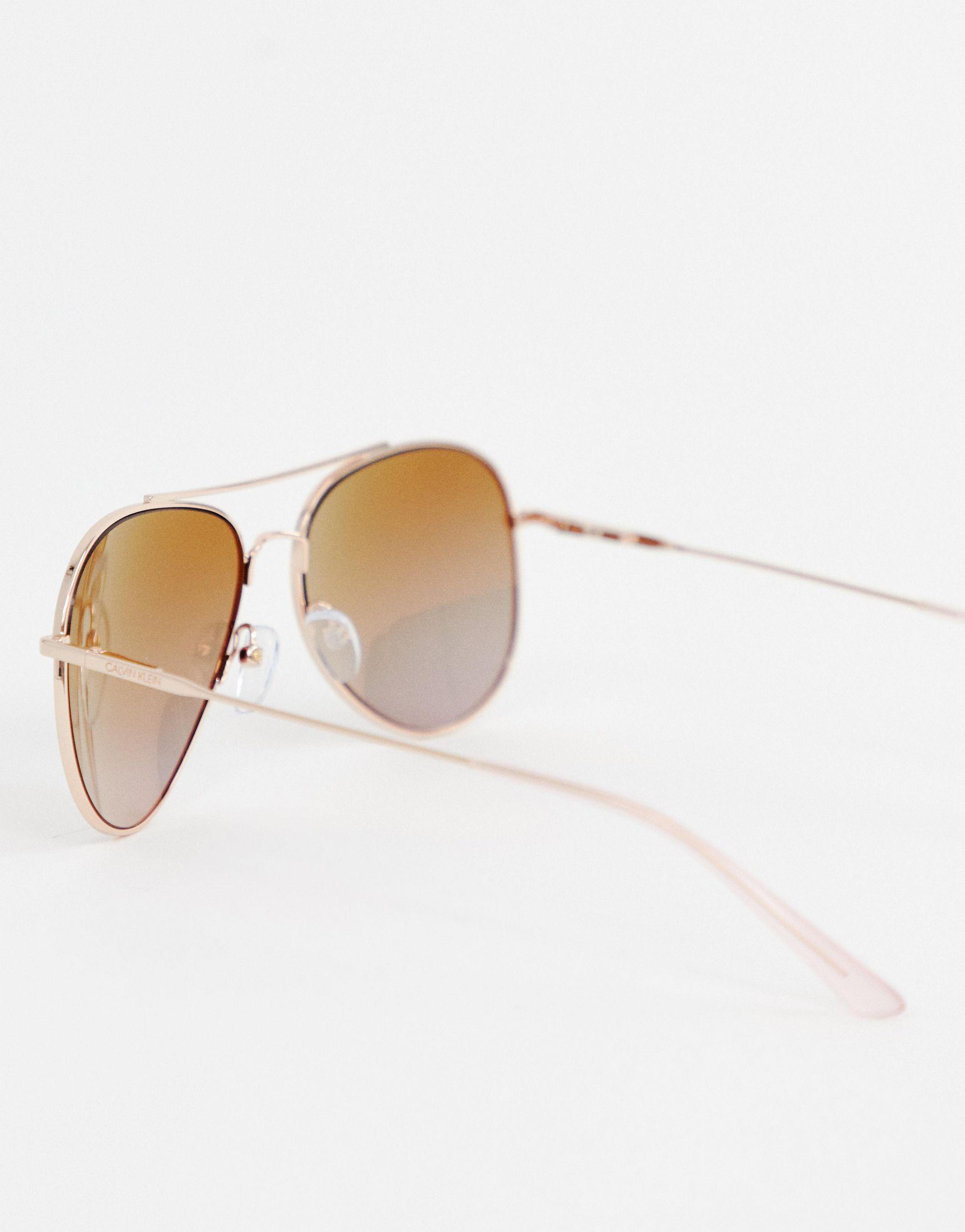 Calvin Klein Denim Ck18105s - Pilotenbril in het Roze voor heren - Lyst