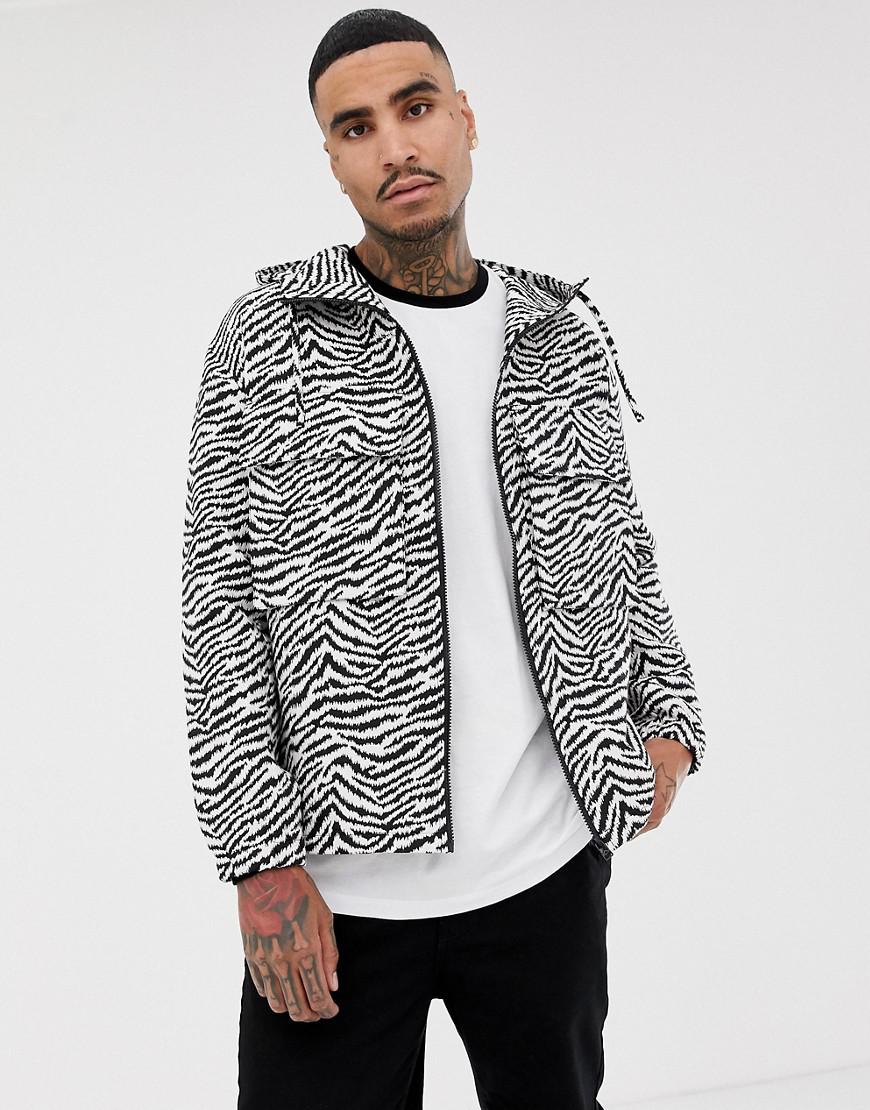 zebra print jacket mens