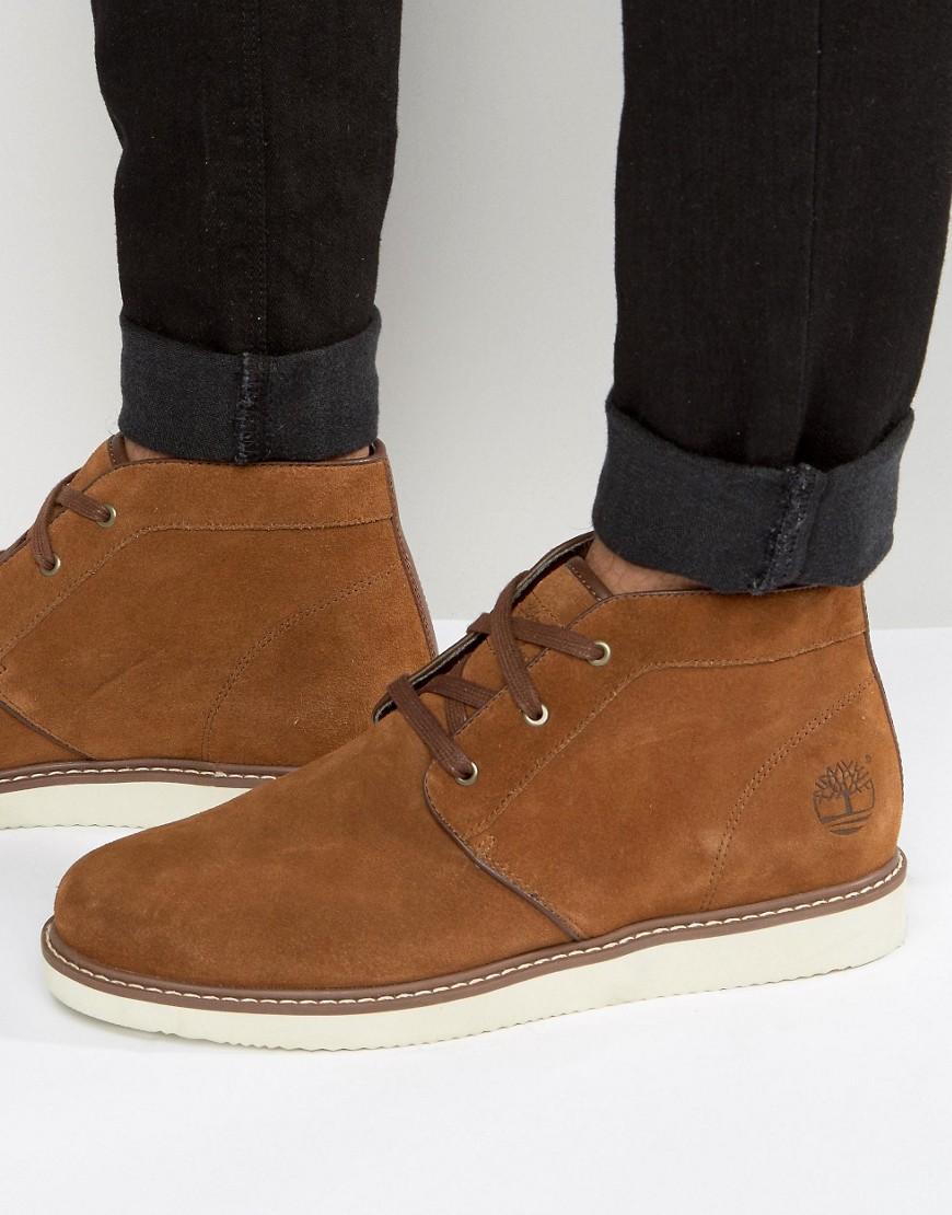Timberland Leather Newmarket Chukka Boots - Brown for Men - Lyst