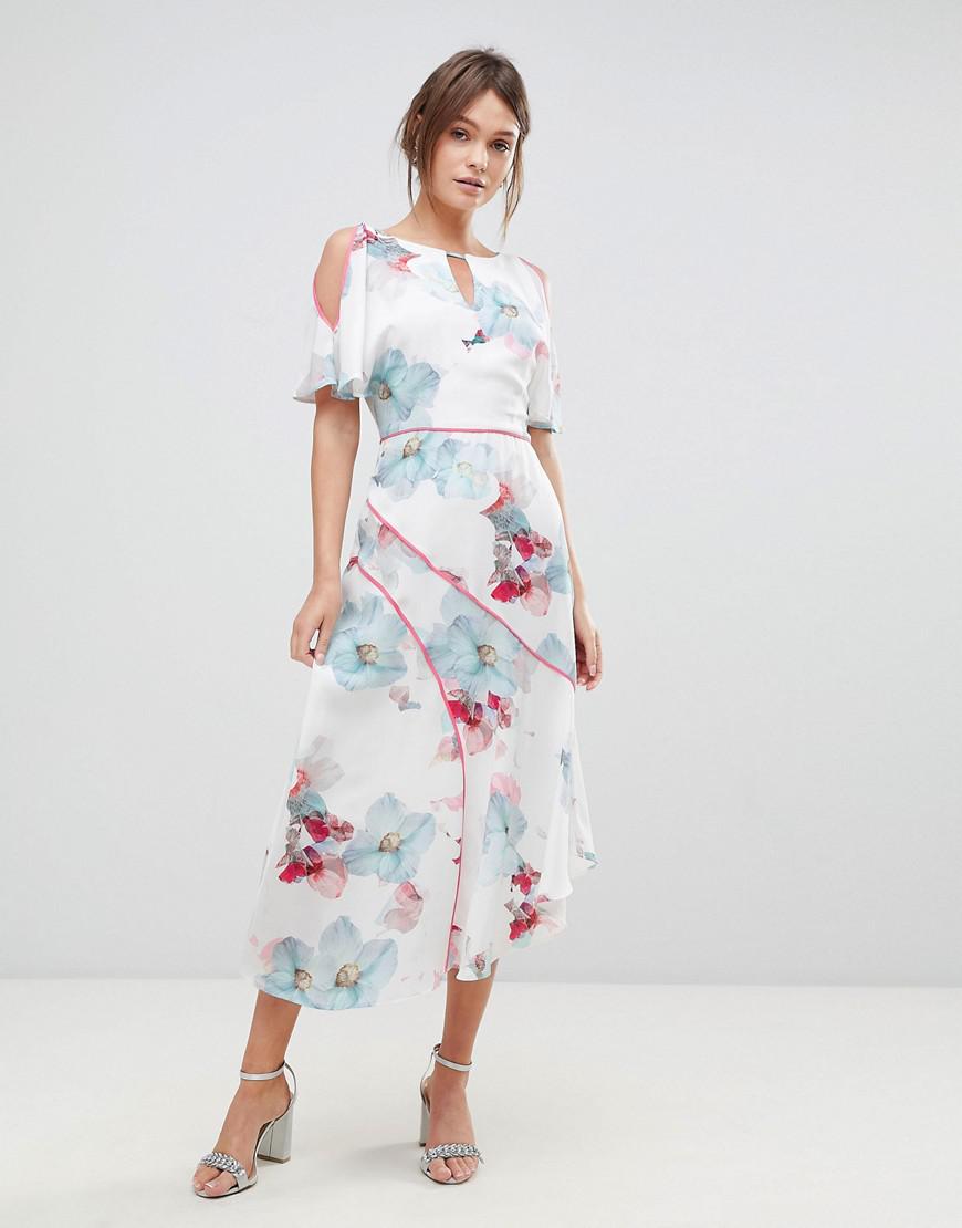 coast white floral dress