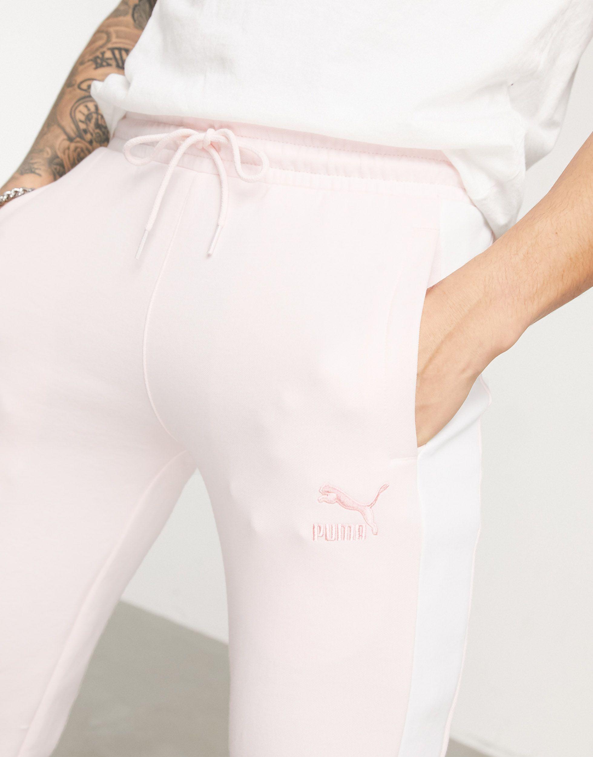 PUMA Luxe Logo Tracksuit Bottoms in 