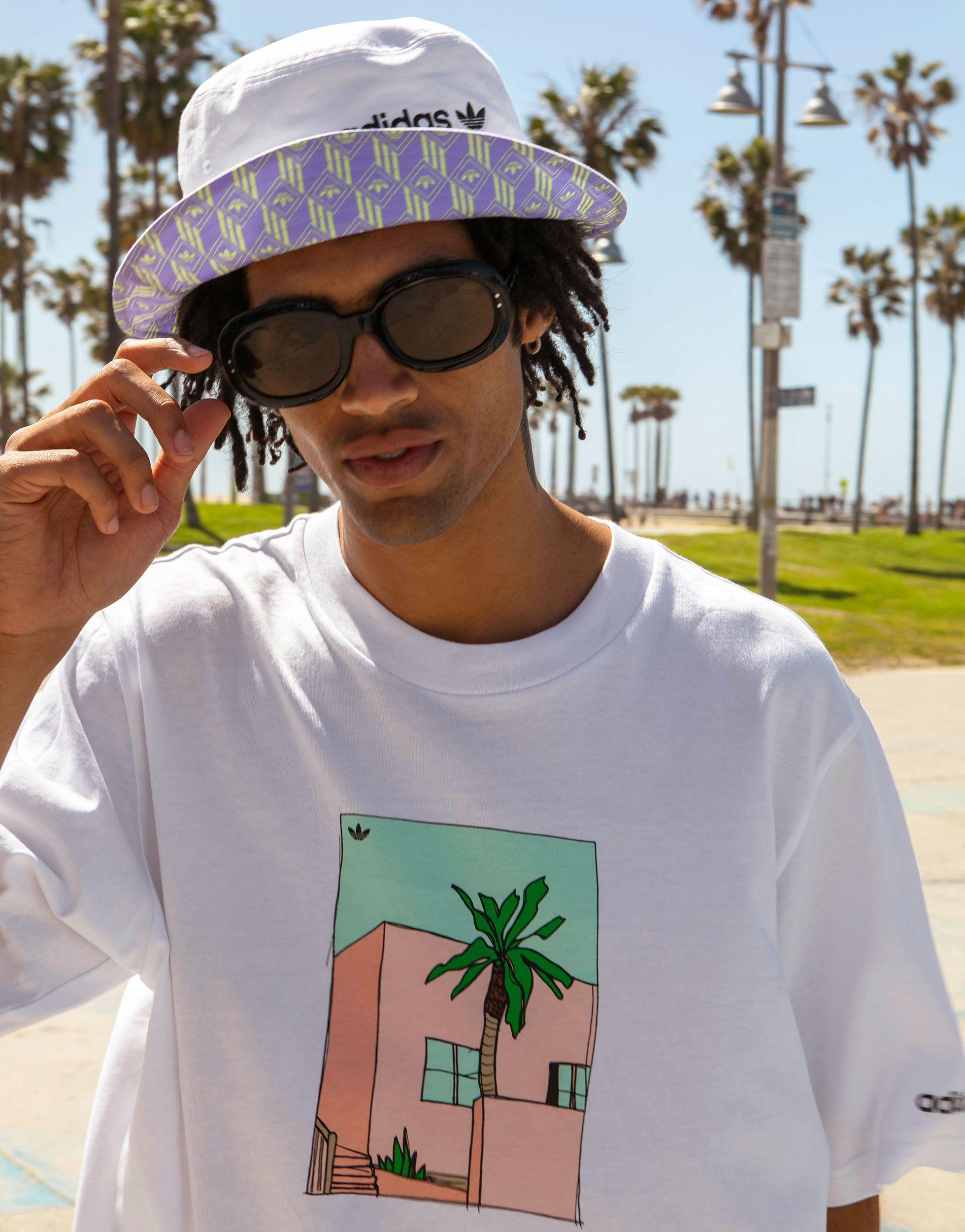 adidas Originals 'summer Club' Oversized T-shirt With Hand Drawn Graphic in  White for Men | Lyst