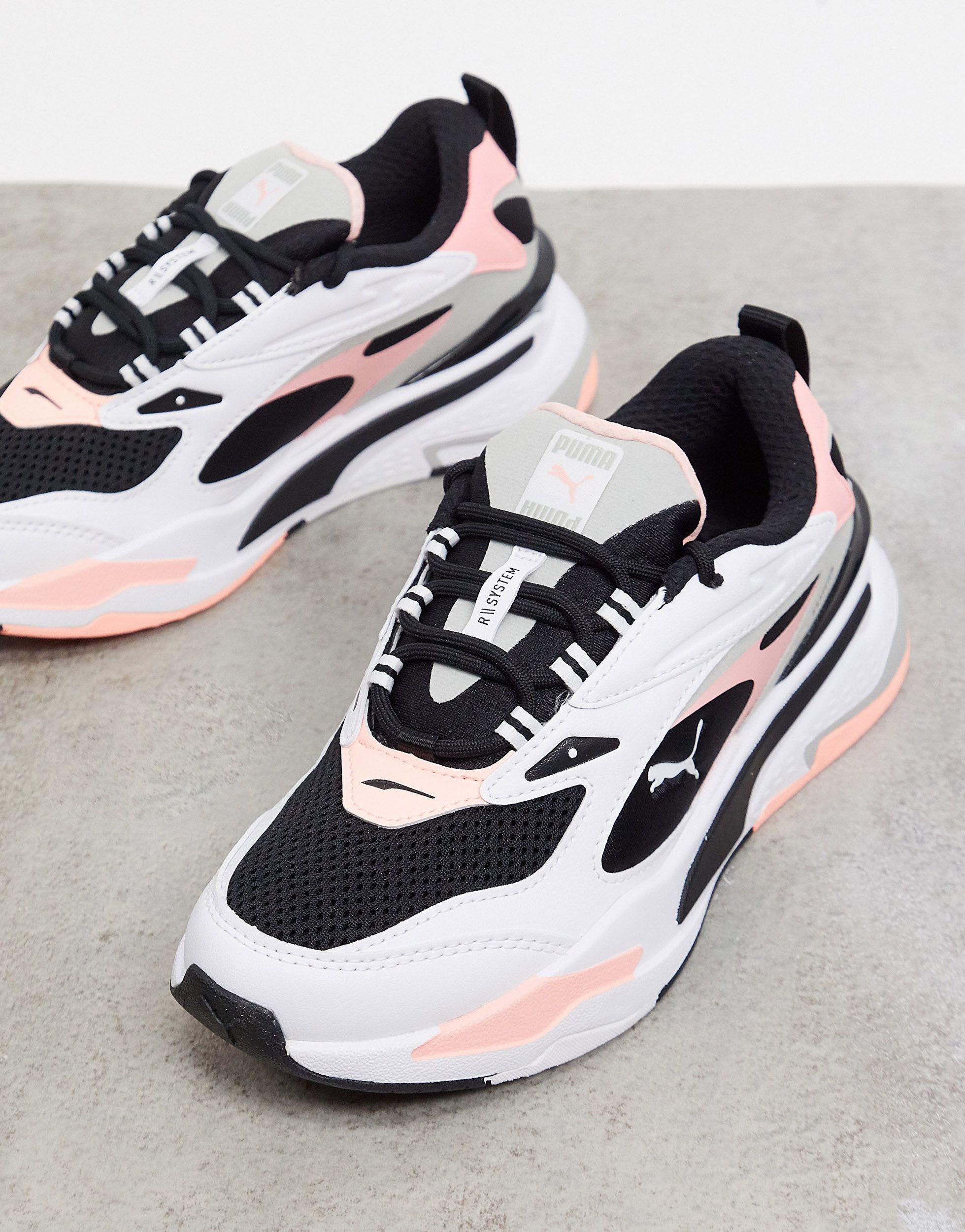 PUMA Rubber Rs- Fast Trainers in Pink - Lyst