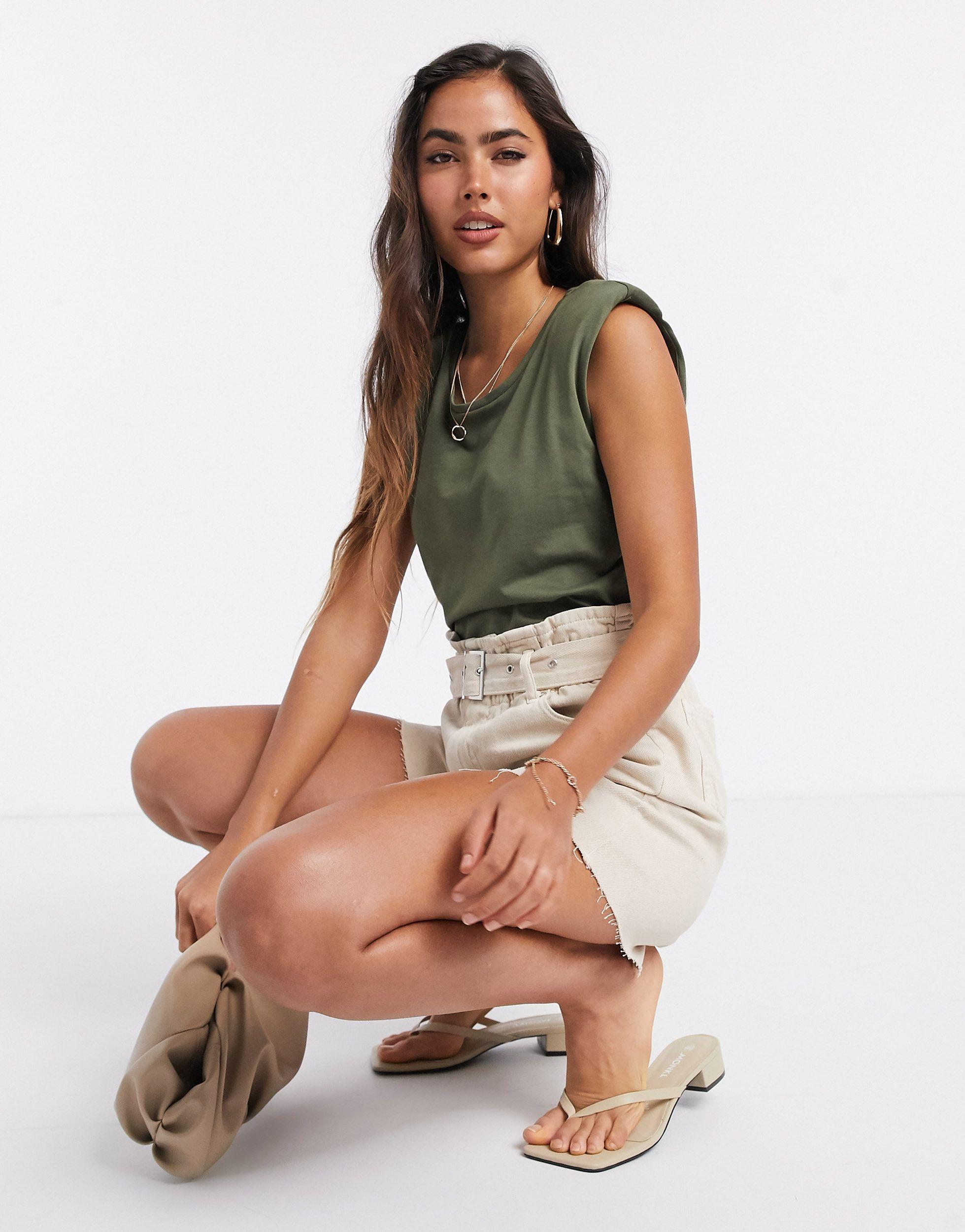 padded t shirt mango