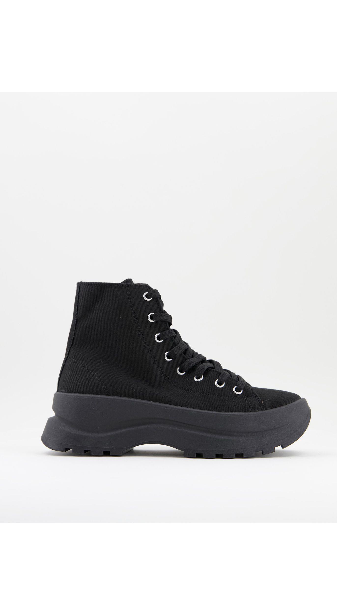 asos design dewy chunky hi top sneakers