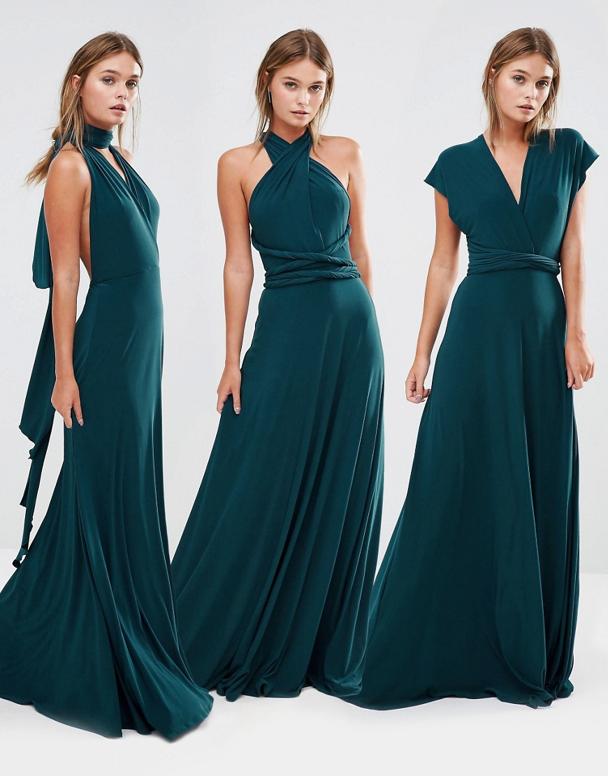 coast forest green dress