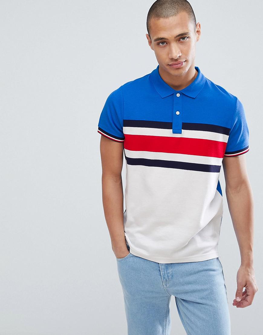 tommy hilfiger chest stripe polo