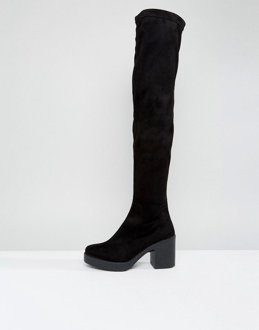 miss selfridge knee high boots