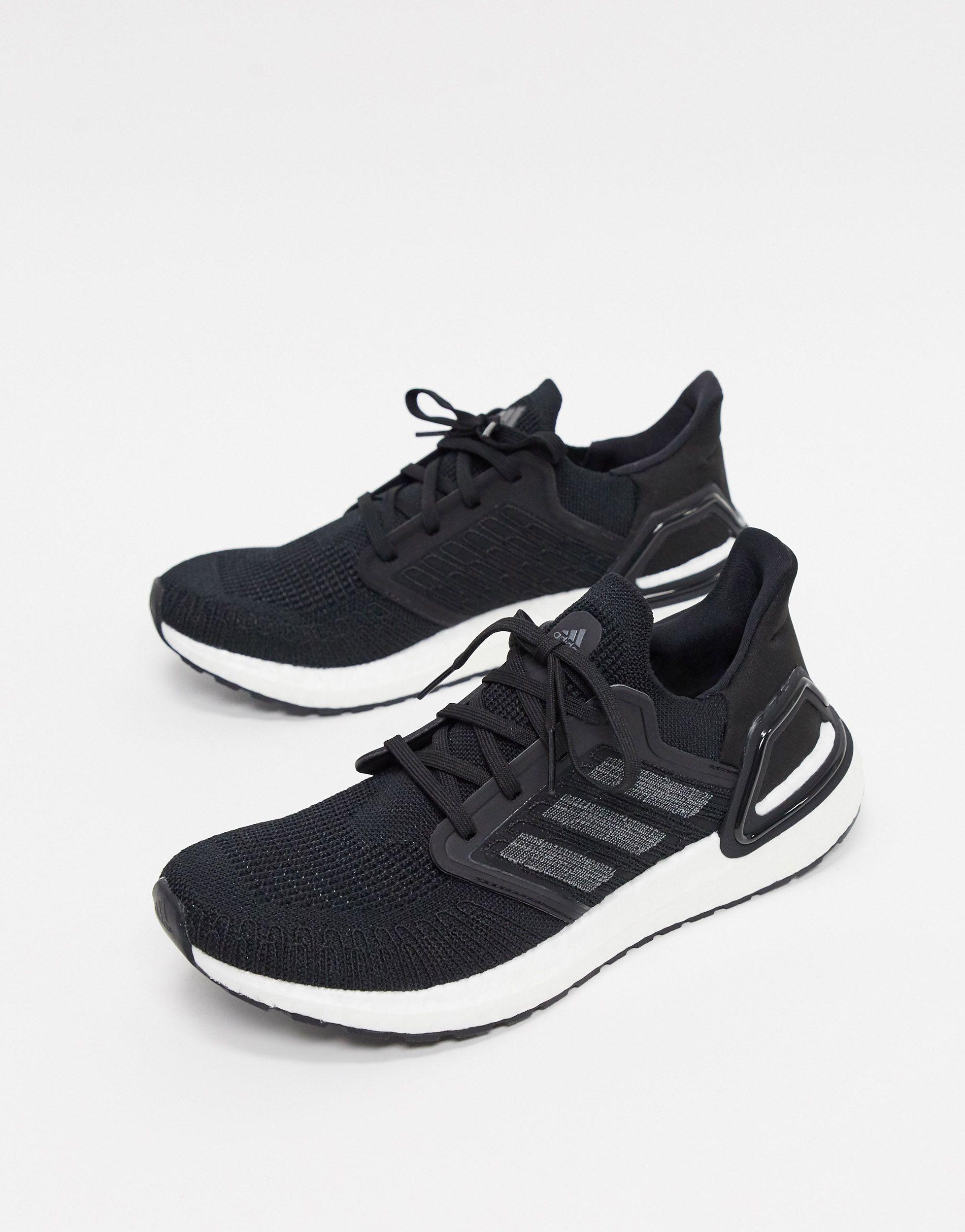 Adidas - Ultraboost 20 - Sneakers da running nere con suola bianca da Uomo  di adidas Originals in Nero | Lyst