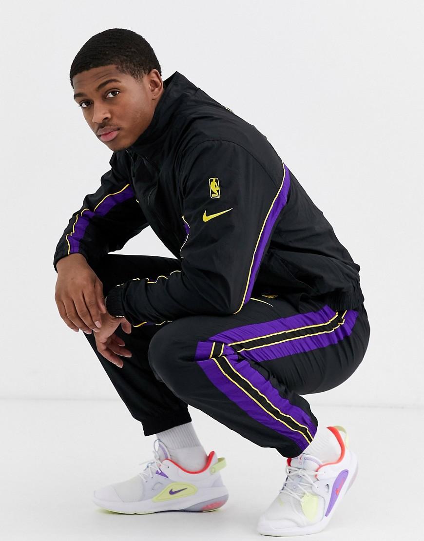 Nike Basketball – LA Lakers NBA– Trainingsanzug in Schwarz für Herren |  Lyst DE
