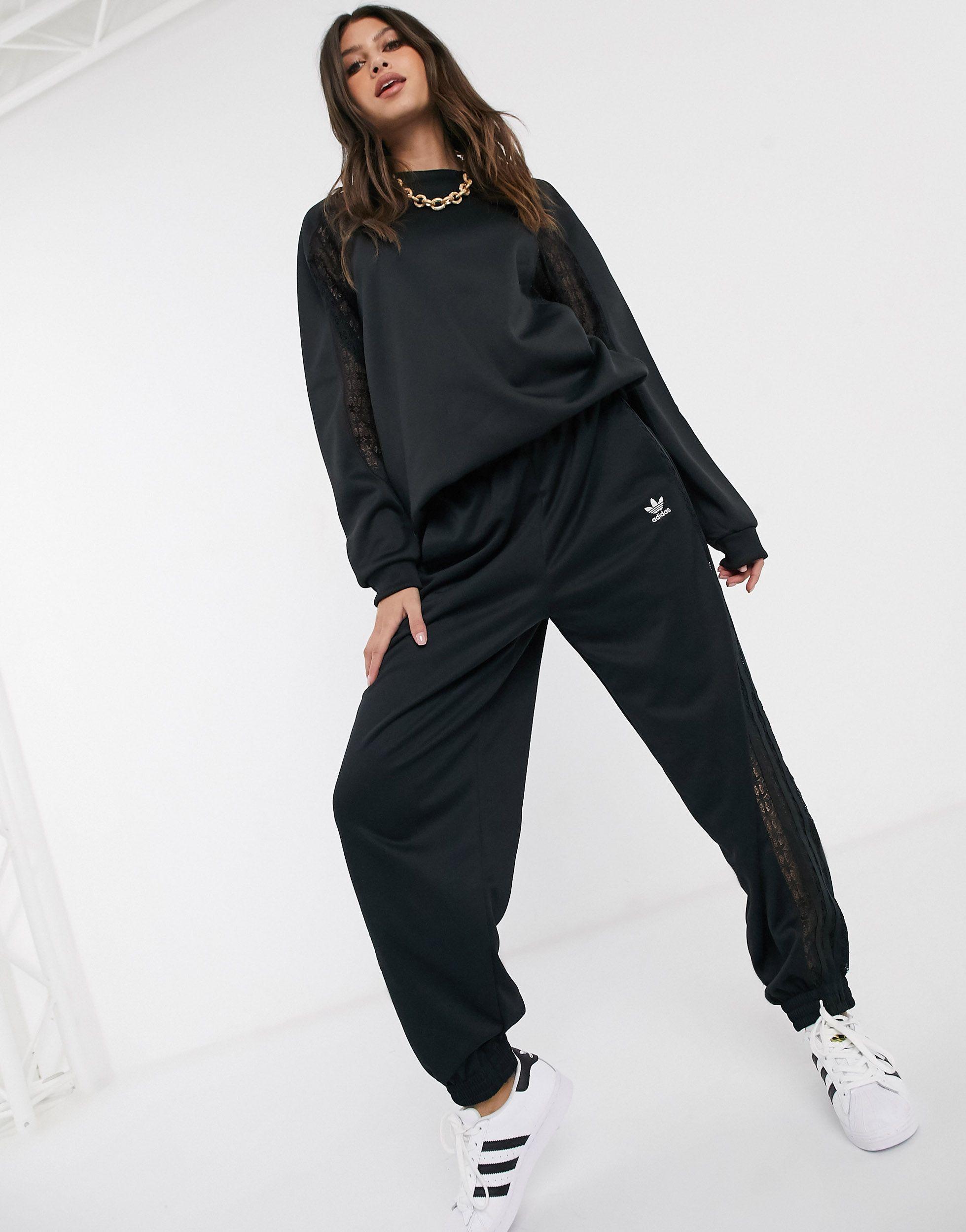 Adidas Originals Bellista Lace Insert Oversized Hoodie In Black Store, SAVE  59% - pacificlanding.ca