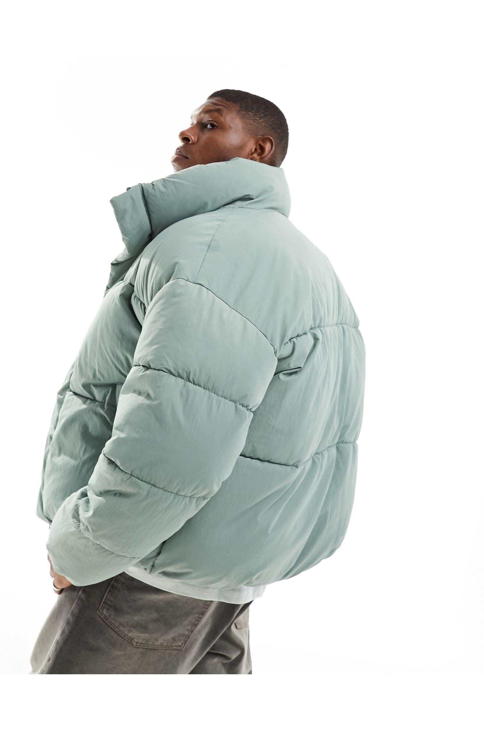 Kunstleder Bershka Pufferjacke Mit Kapuze Asos Steppjacke Bershka Bershka –  Steppjacke Aus Kunstleder In