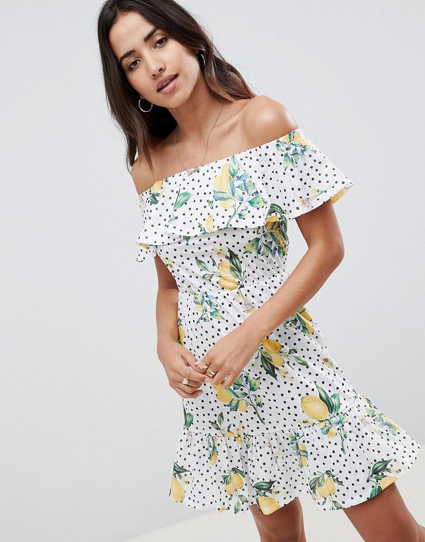 sundress with lemons