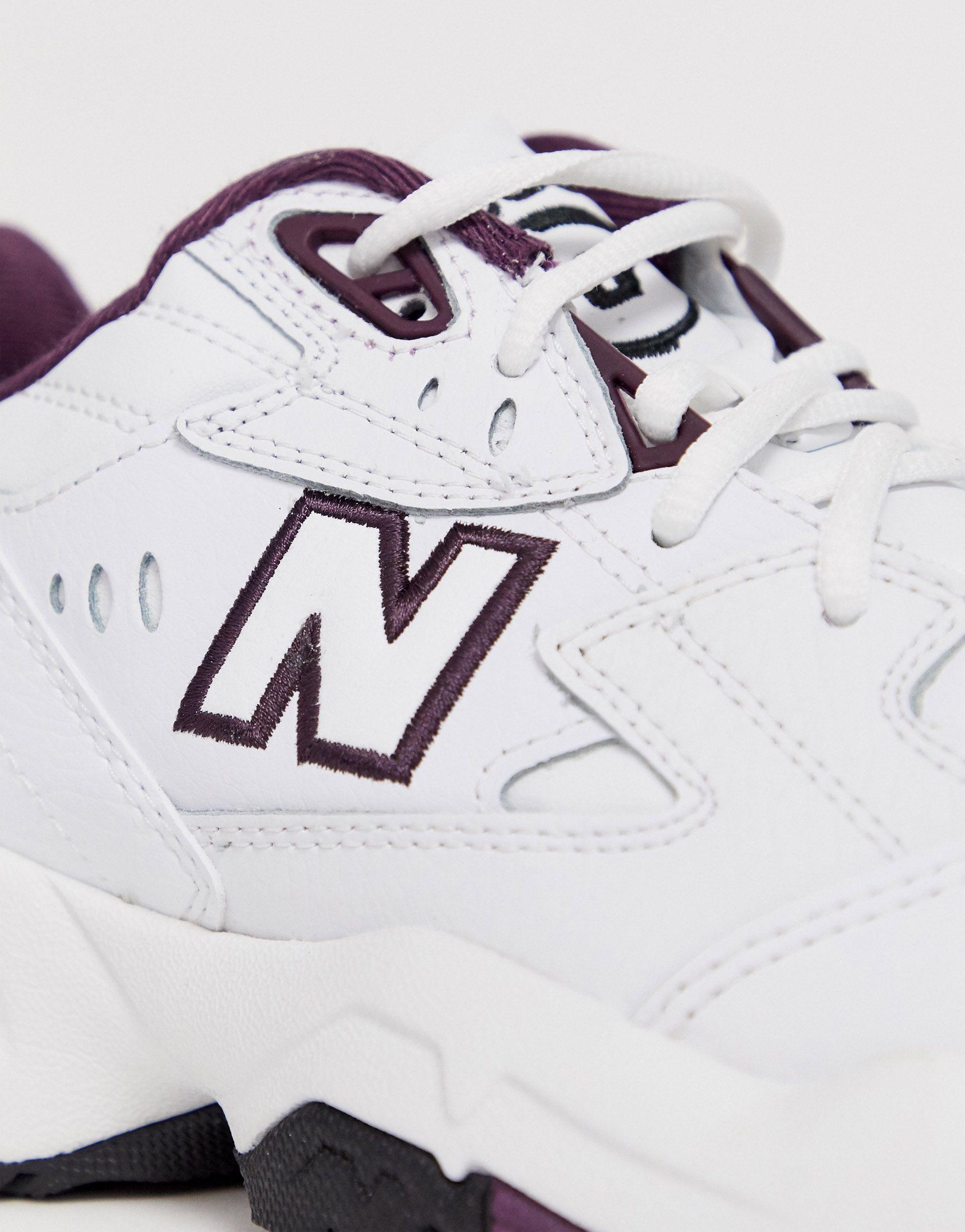 New Balance 608 - Sneakers Met Dikke Zool in het Wit | Lyst NL
