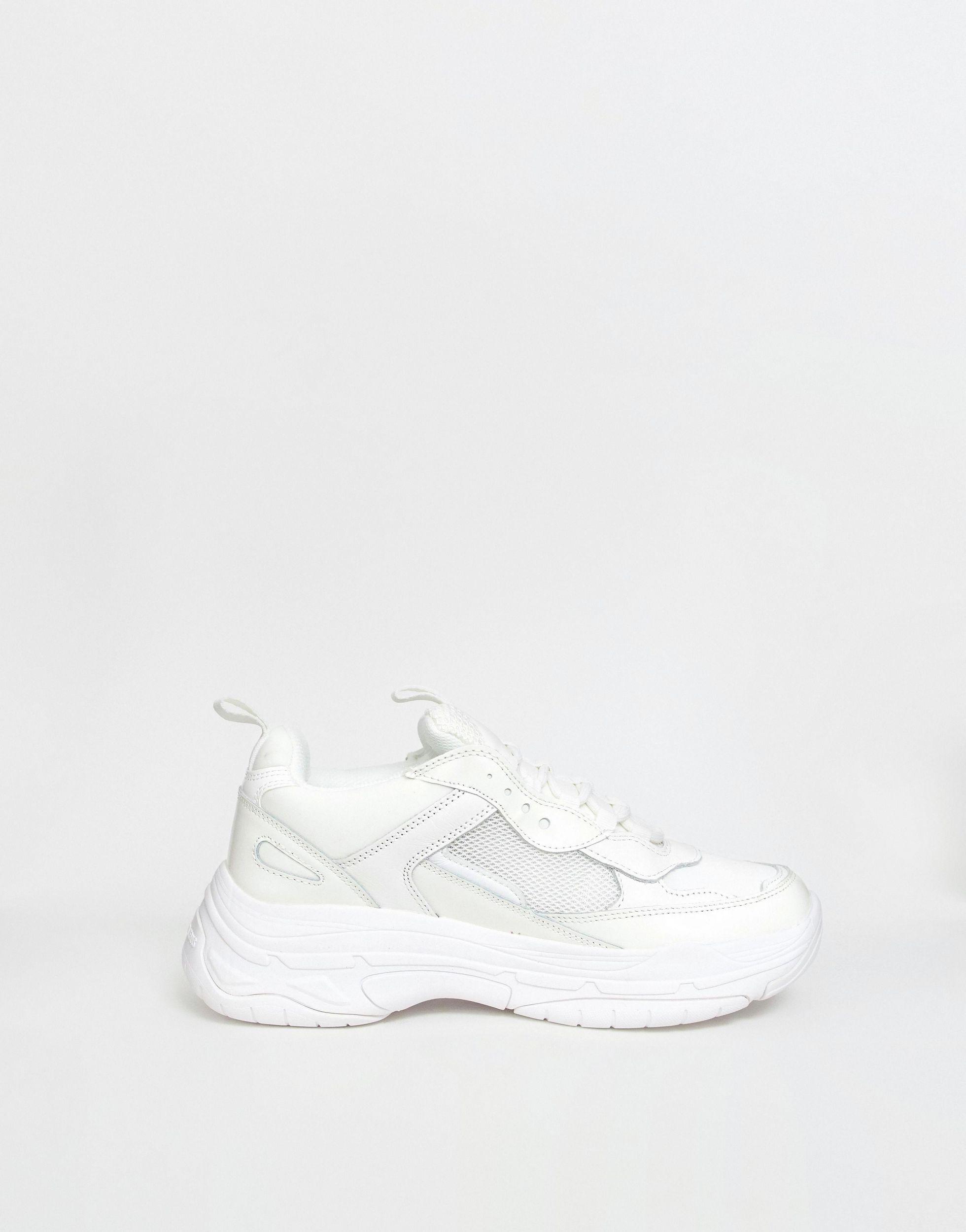 Marvin Baskets chunky Calvin Klein pour homme en coloris Blanc
