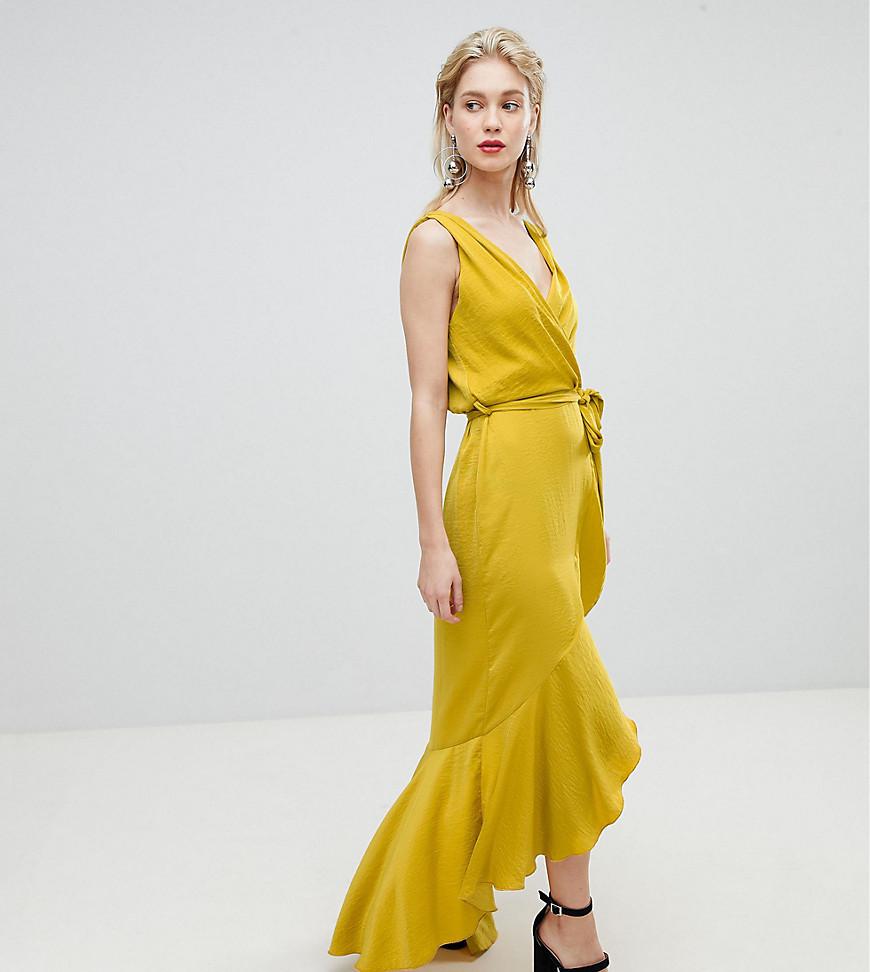 flounce london wrap dress