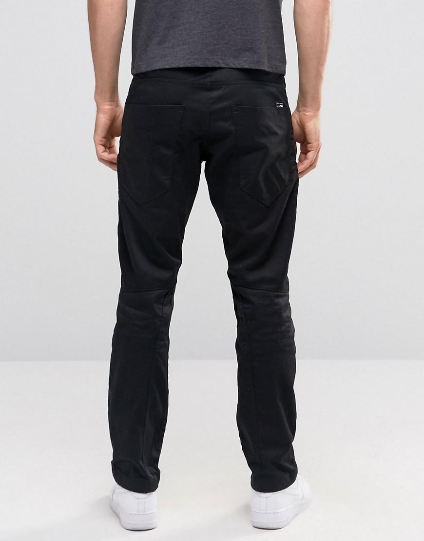& Jones Intelligence Fit Jeans With Engineered Detail In Coated Black for Lyst
