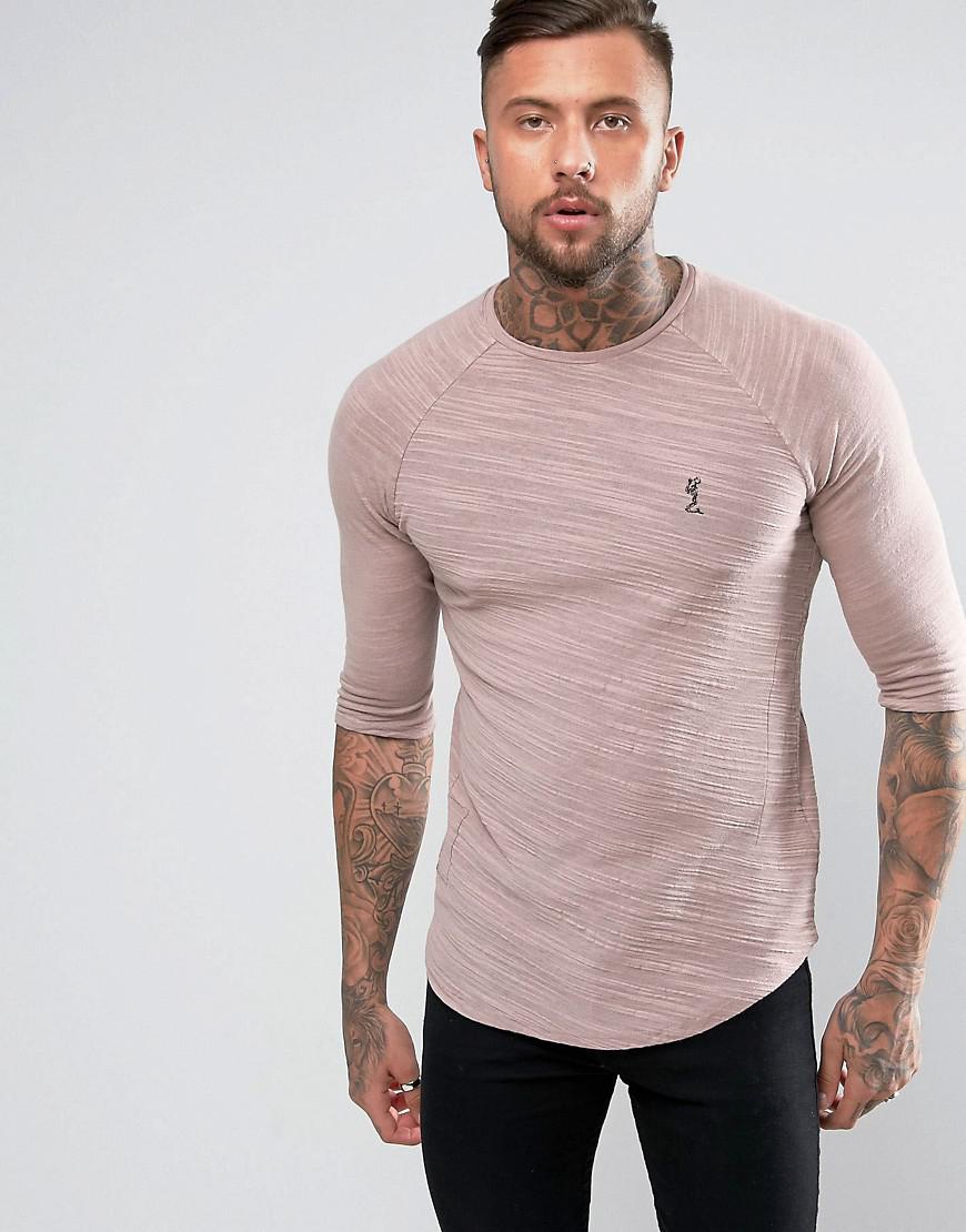 Download Religion 3/4 Sleeve Raglan T-shirt In Ash Pink With ...
