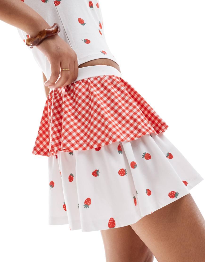 ASOS Rara Mini Skirt in Red Lyst UK