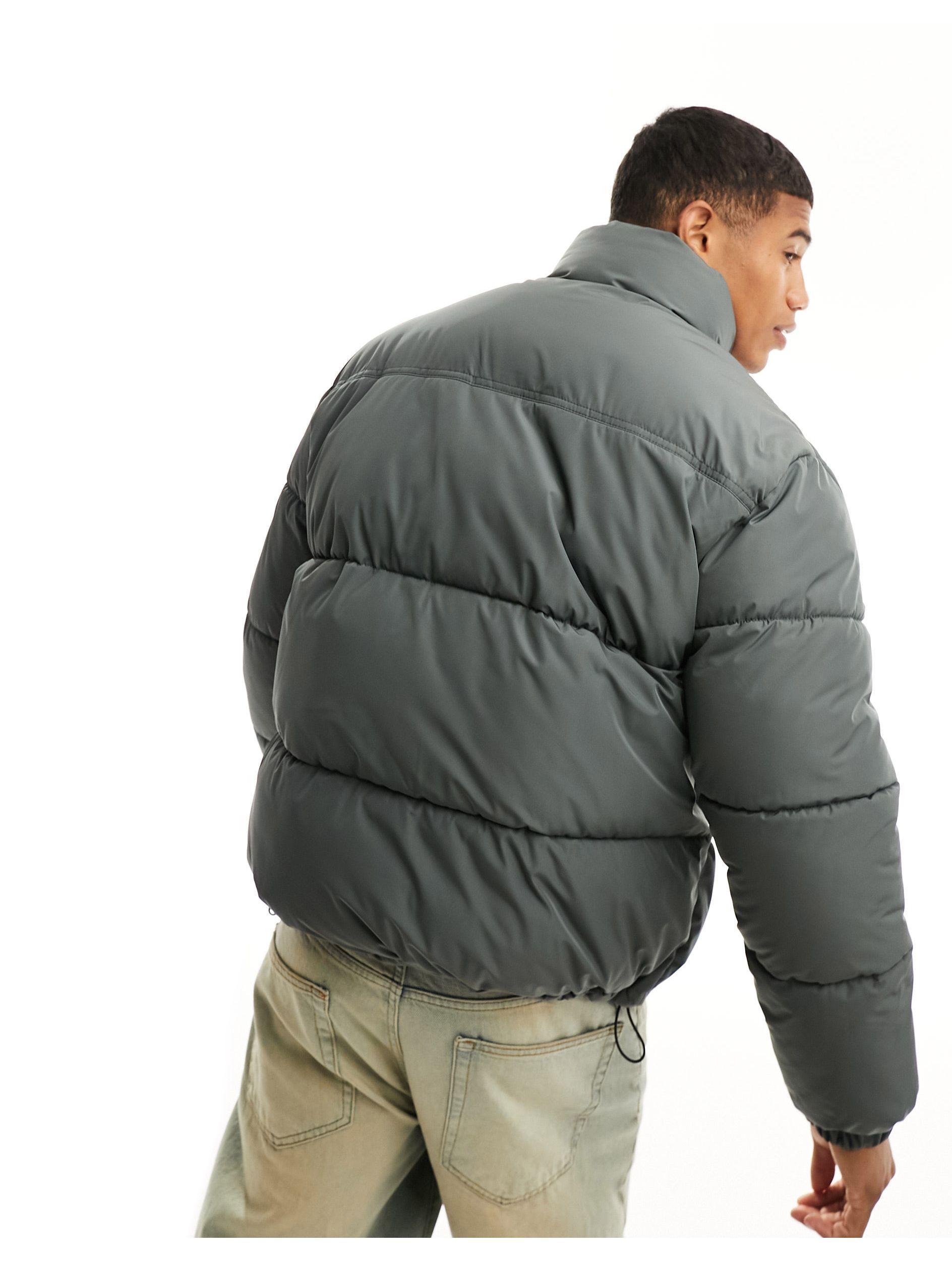 Bershka mens puffer clearance jacket