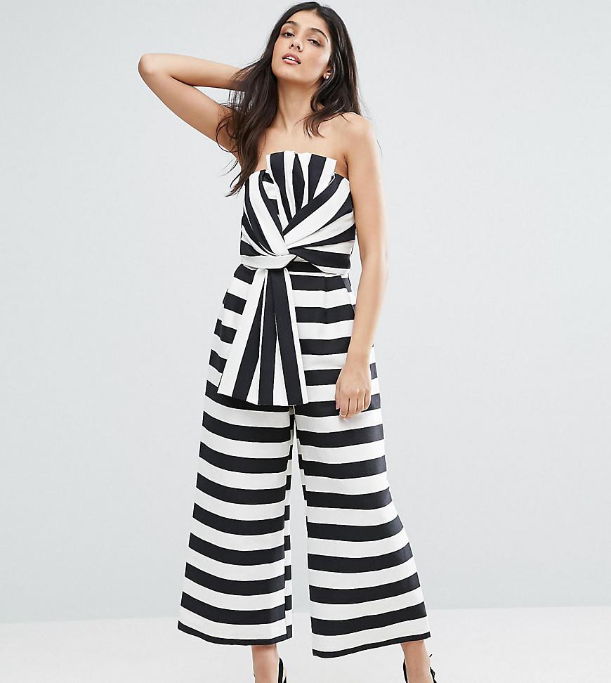 Asos striped jumpsuit Clearance