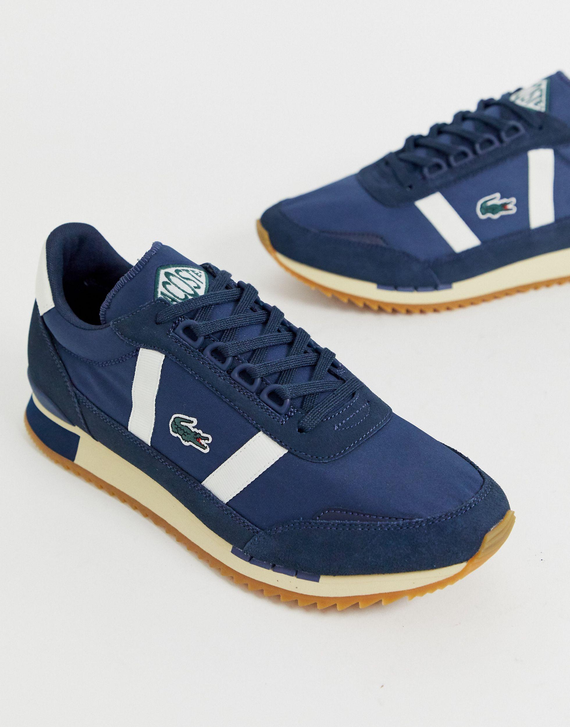 Lacoste Lerond Blauwe Sneaker (LEROND) - Schoenen Caramel  (Sint-Job-in-'t-Goor)