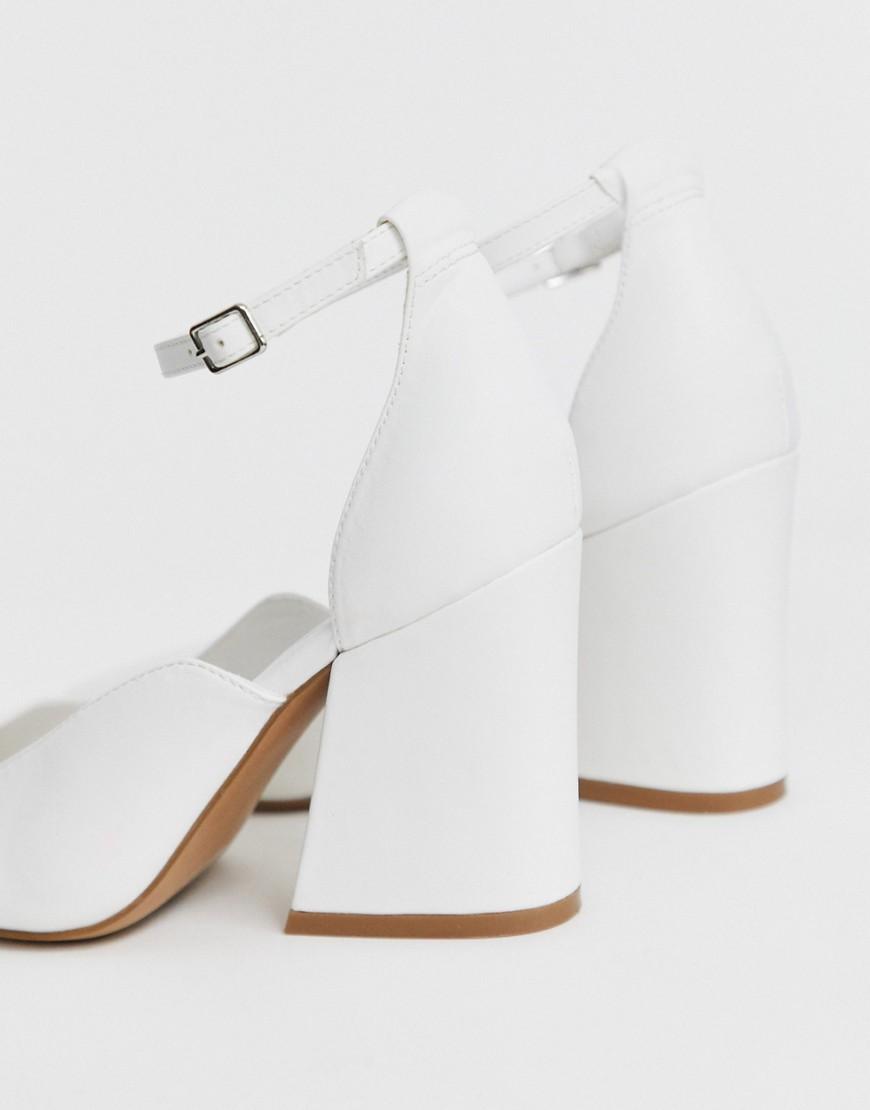 white block heels asos