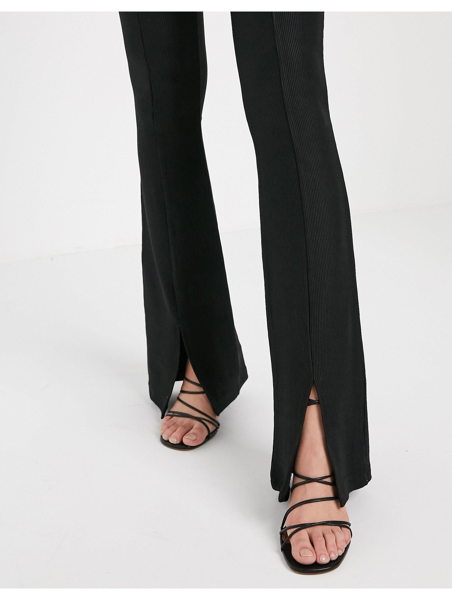 Pantalones acampanados Stradivarius de Denim de color Negro | Lyst