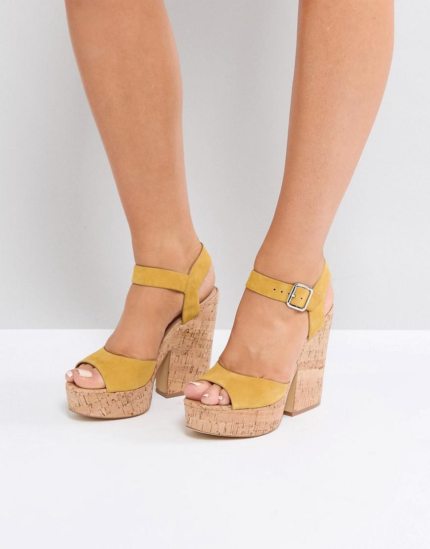 steve madden cork platform sandals