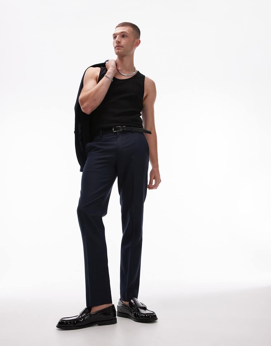 Navy Trousers Topman Skinny Fit Trousers Topman Slim Fit Topman