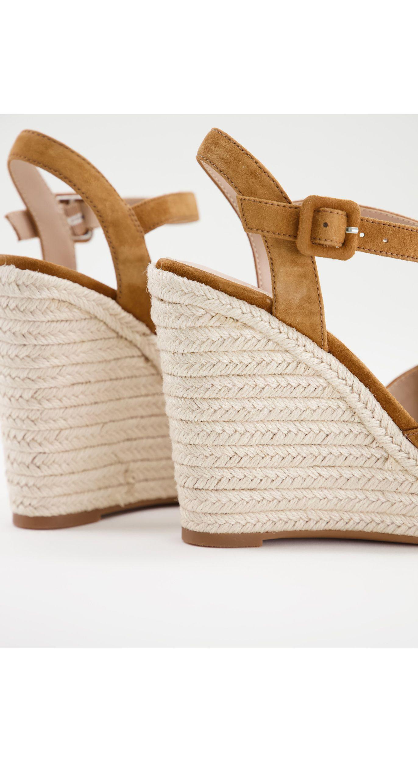 Sandali con zeppa alta color cuoio di ALDO in Marrone | Lyst