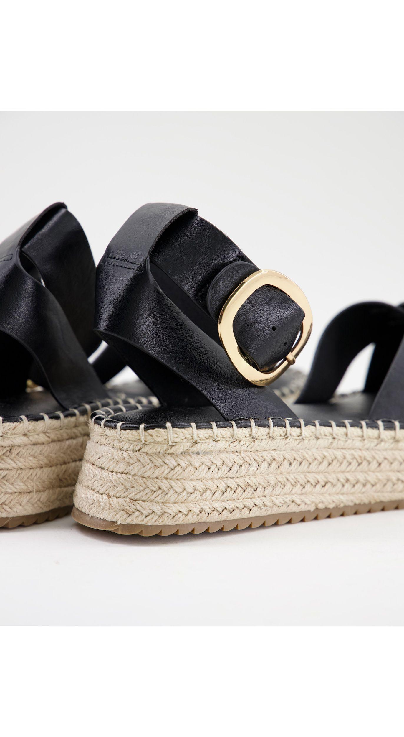 black espadrilles sandals