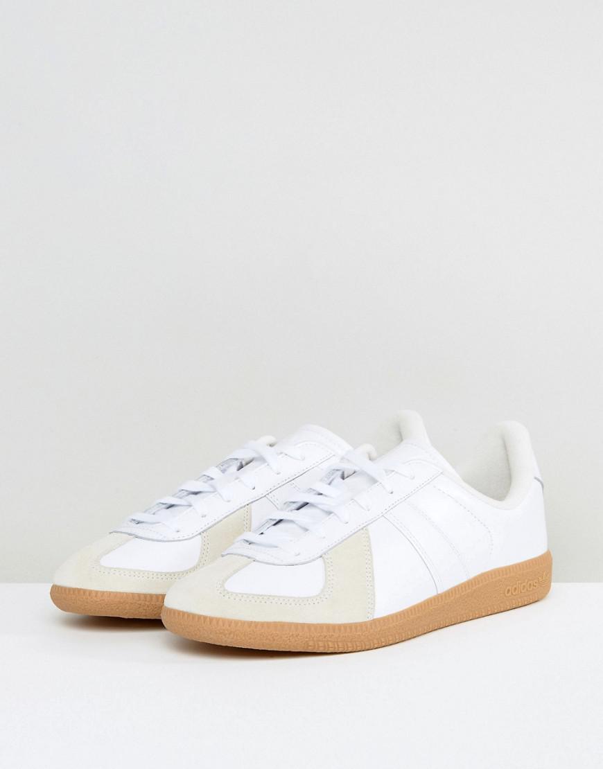 adidas Originals Leather Bw Army Trainers In White Bz0579 for Men - Lyst