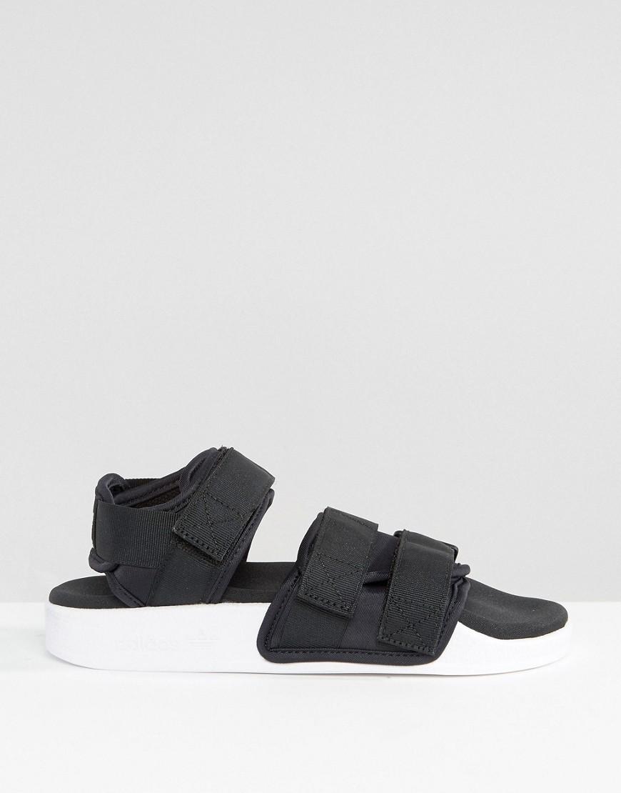 Adidas originals adilette chunky strap sandal flat sandals Clearance