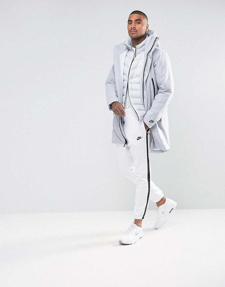Nike Cotton Aeroloft Down Filled 2 In 1 Coat In Grey 863730-012 in Grey for  Men | Lyst Australia