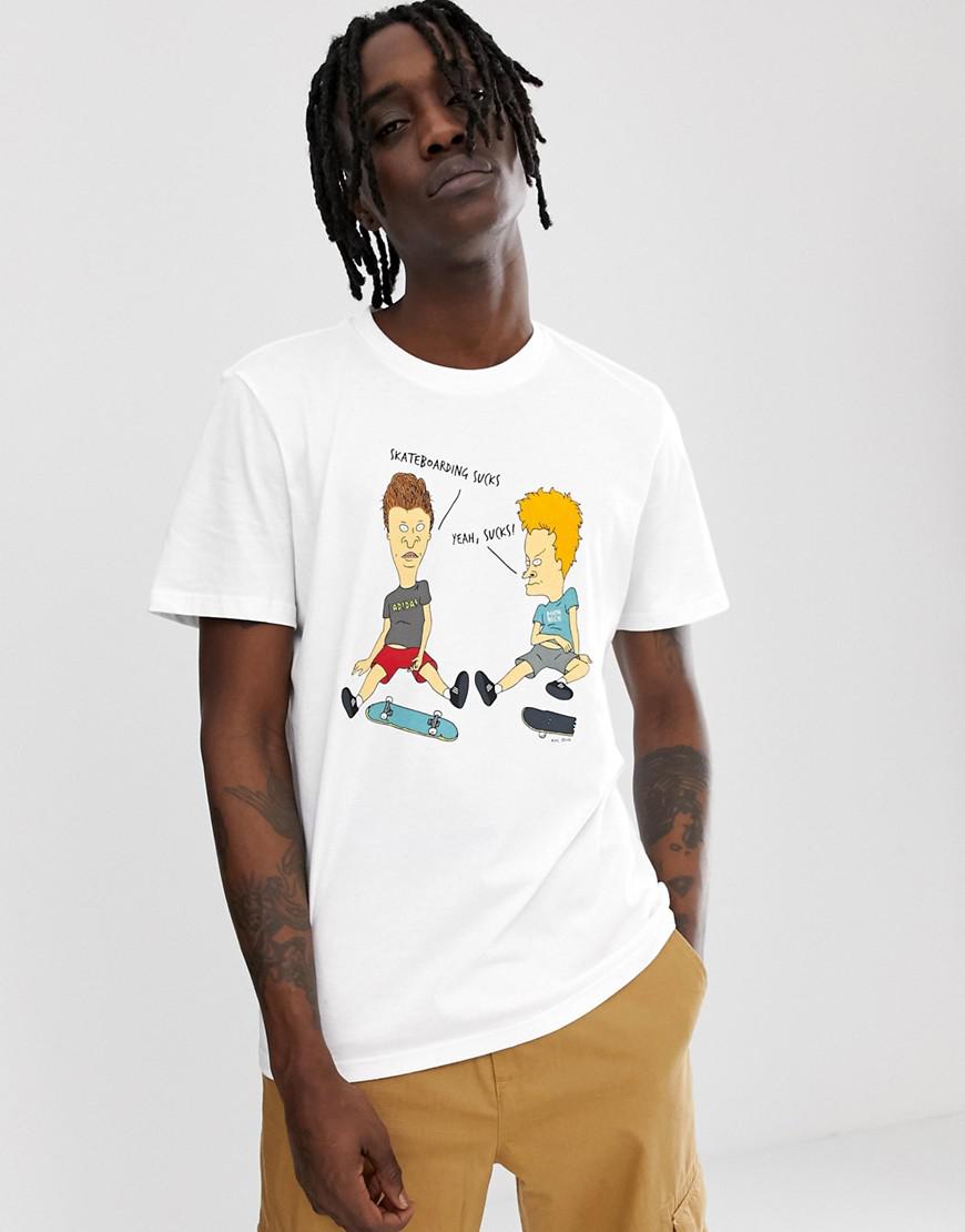adidas beavis and butthead tee