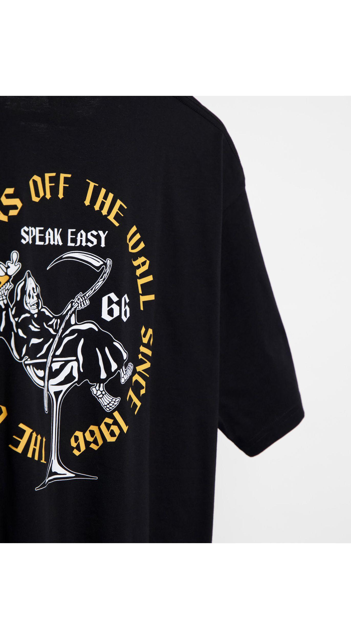 Vans Cotton Speak Easy T-shirt in Black 