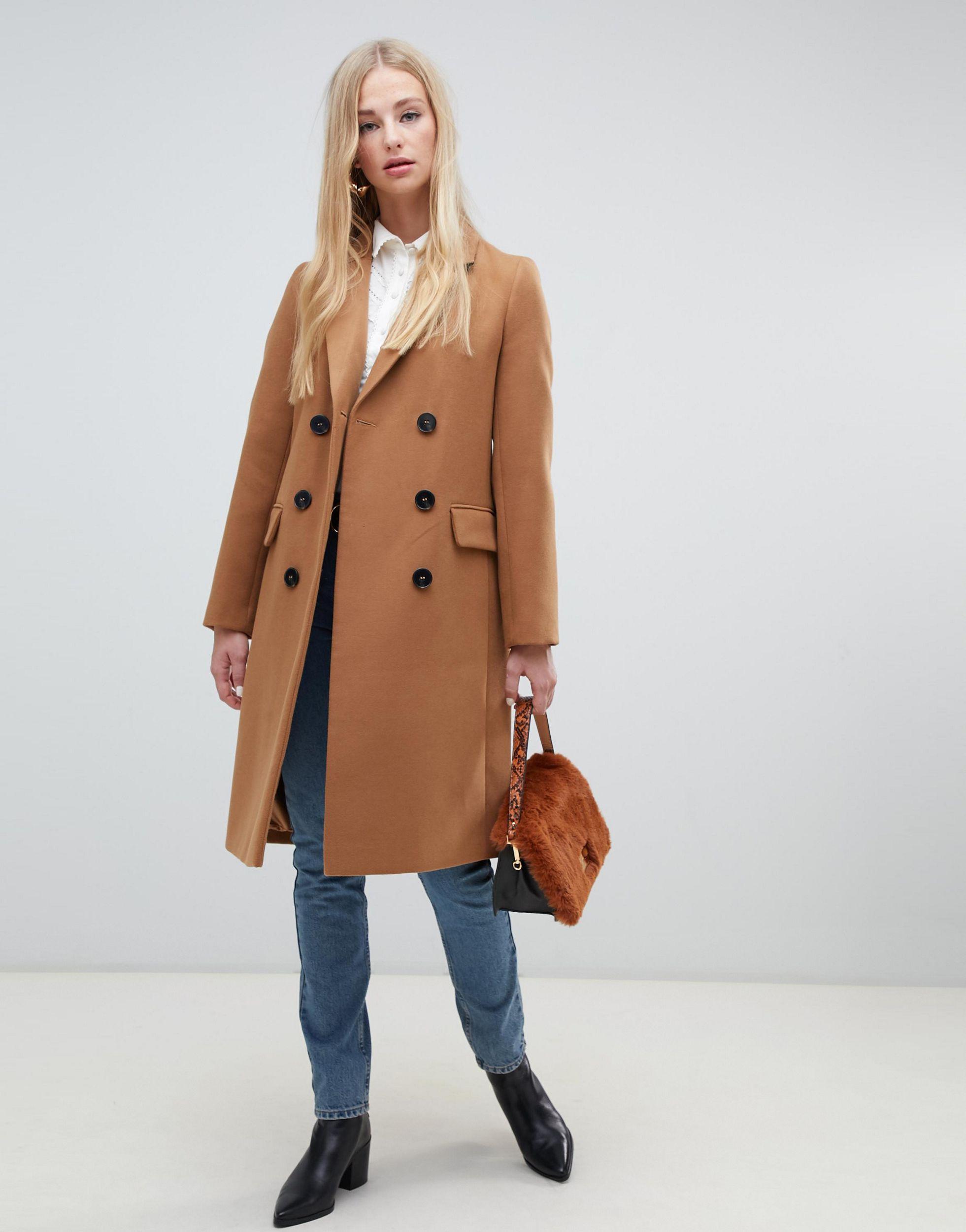 warehouse double breasted coat