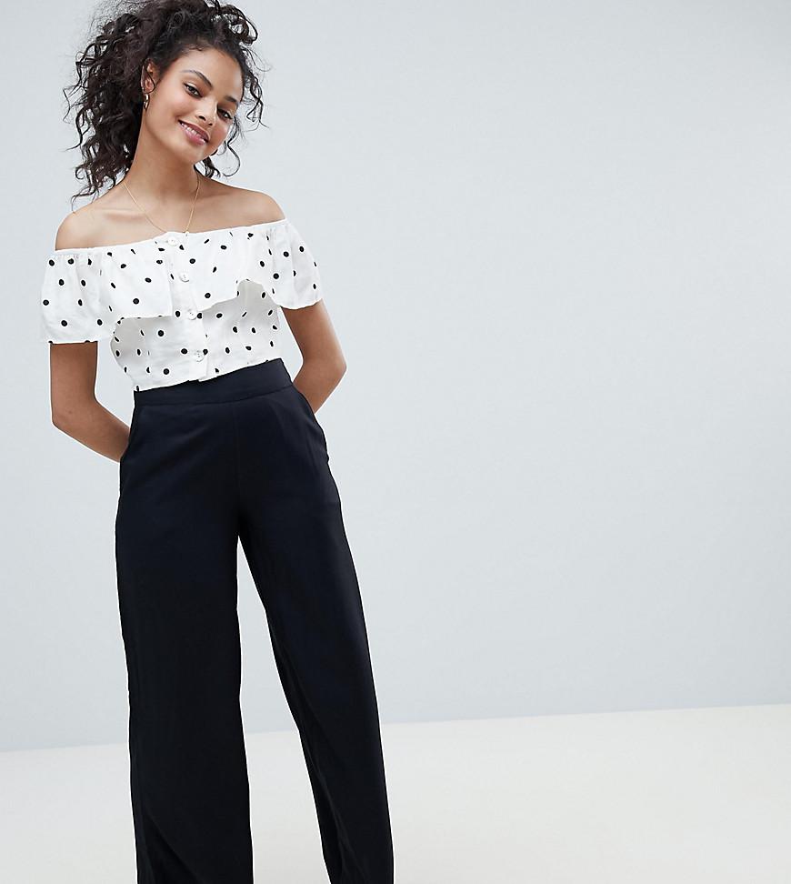 Pantalon large fleuri bleu marine - 140639635E0A | Pimkie