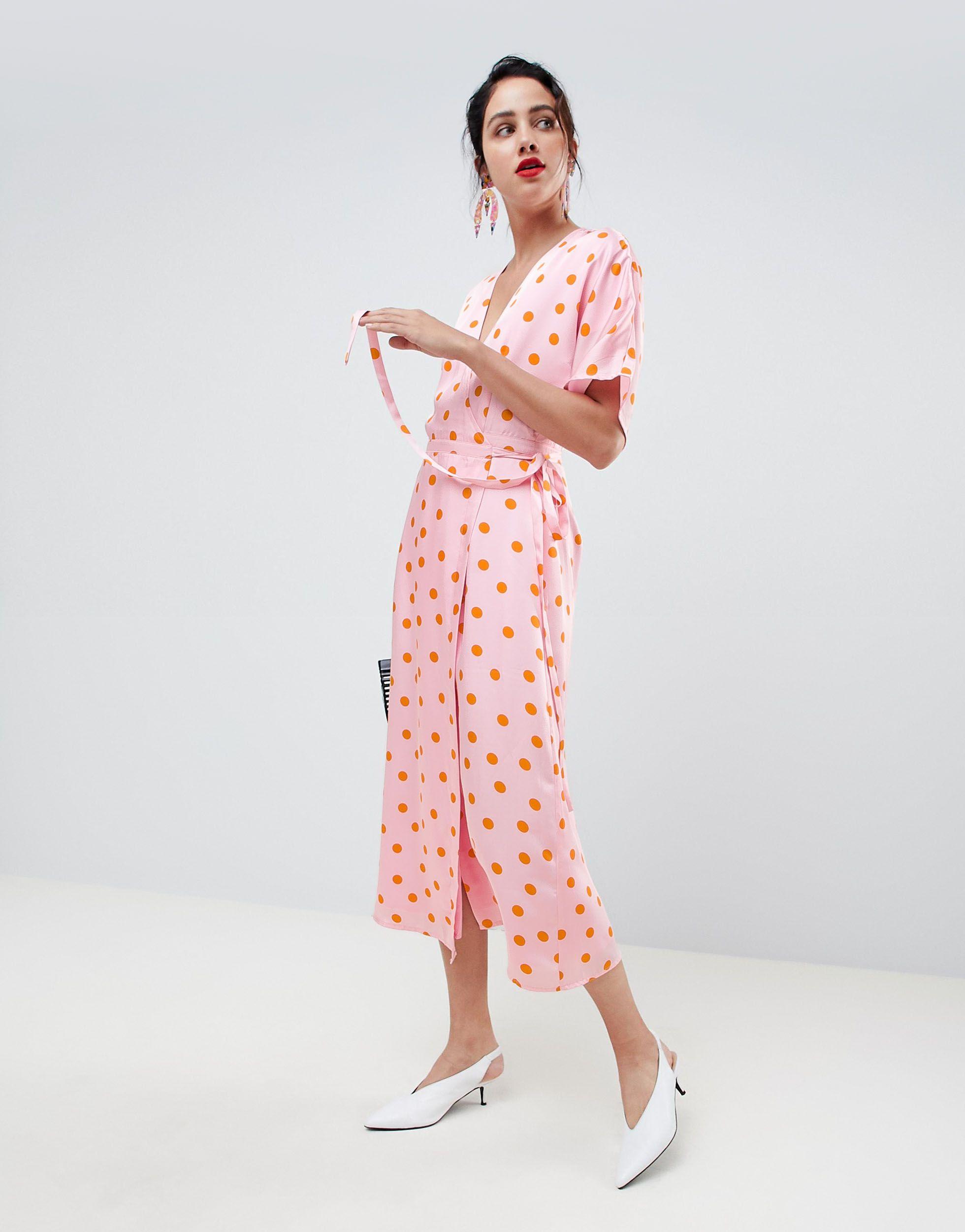 gestuz elsie wrap dress