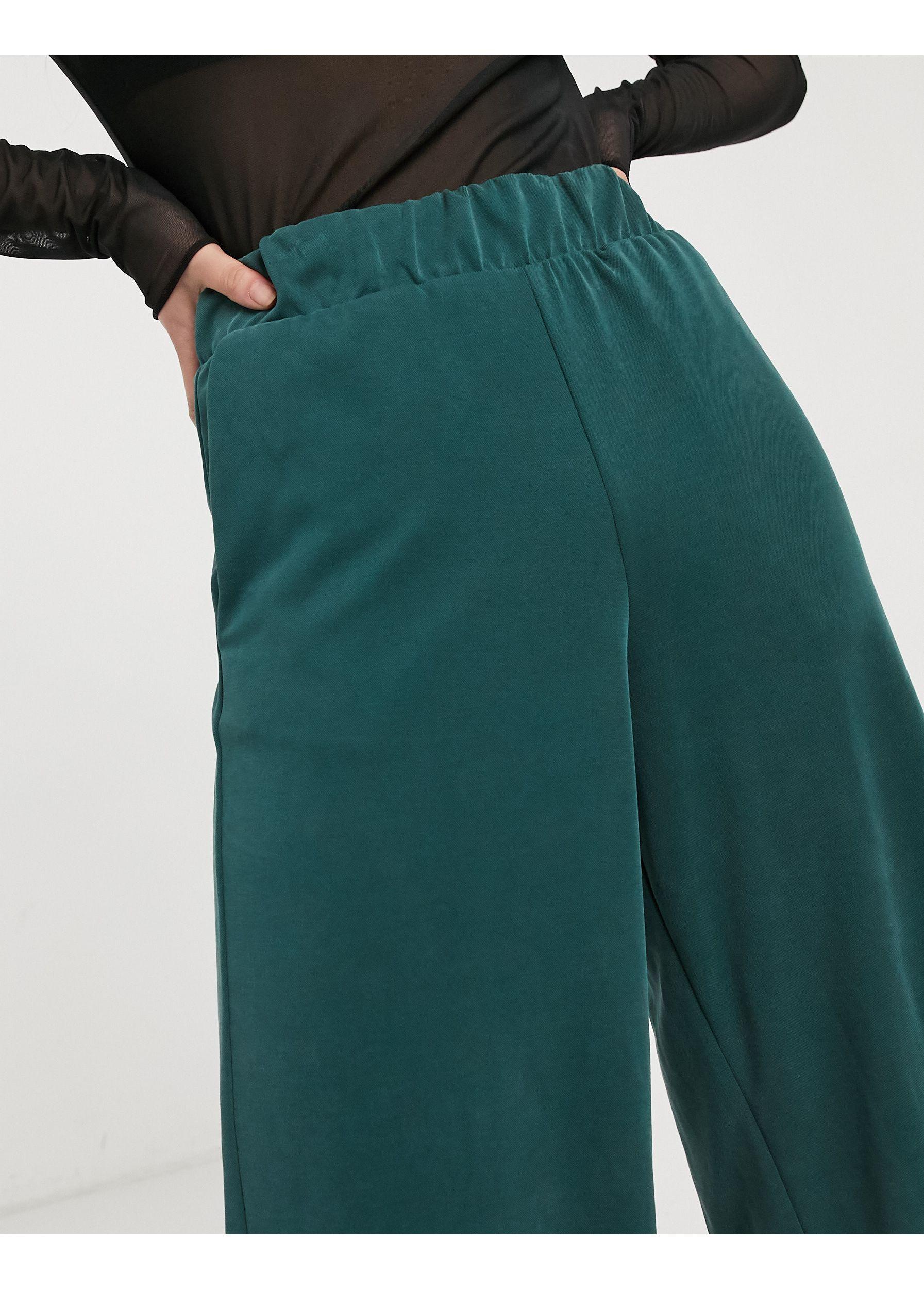 Monki Denim Cilla Cupro Wide Leg 
